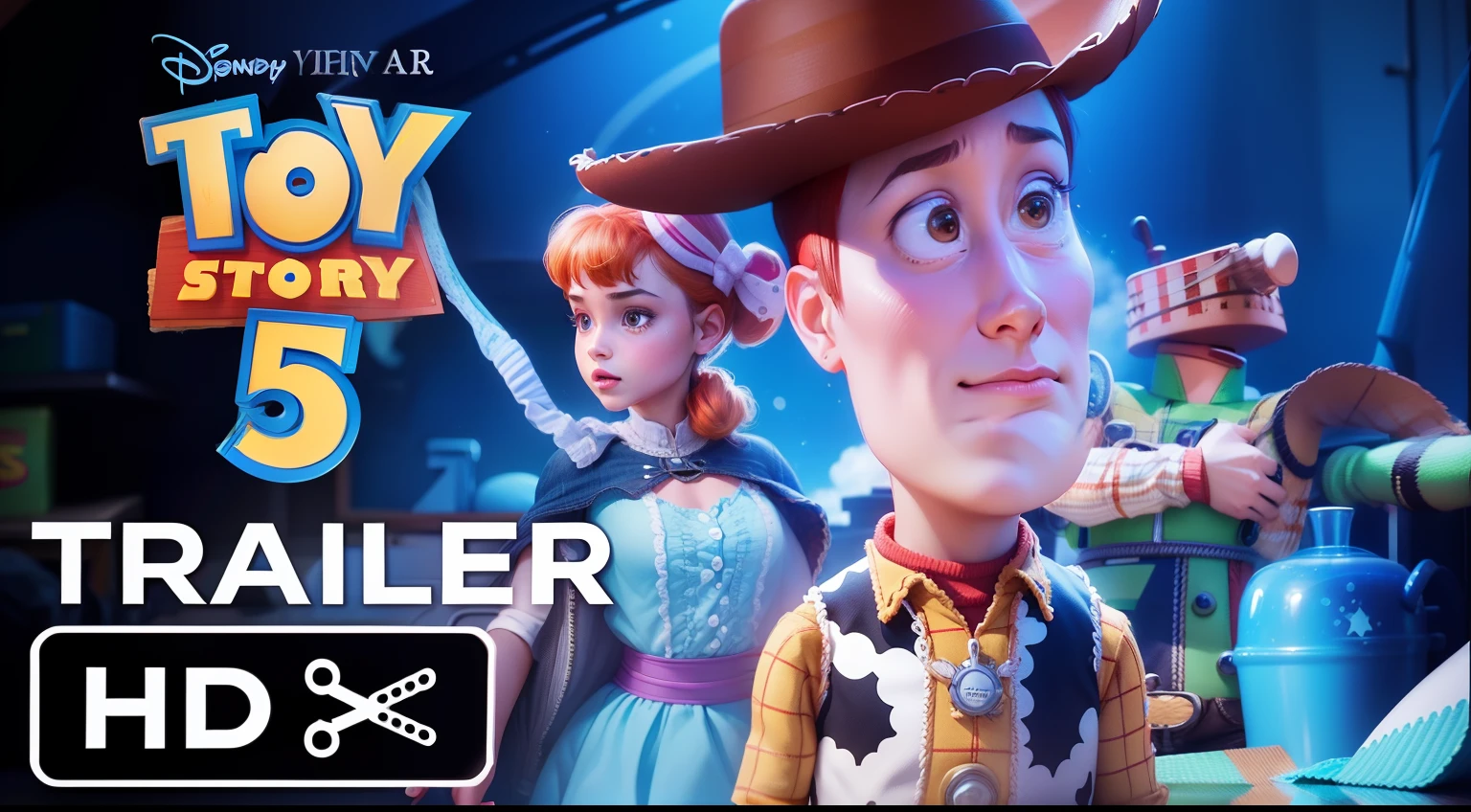 toy story 5 movie logo with a unique and innovative design