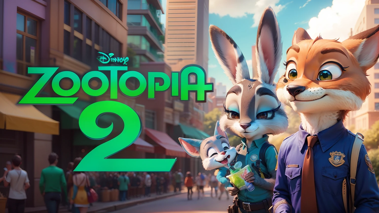 zootopia 2 movie logo with a unique and innovative design