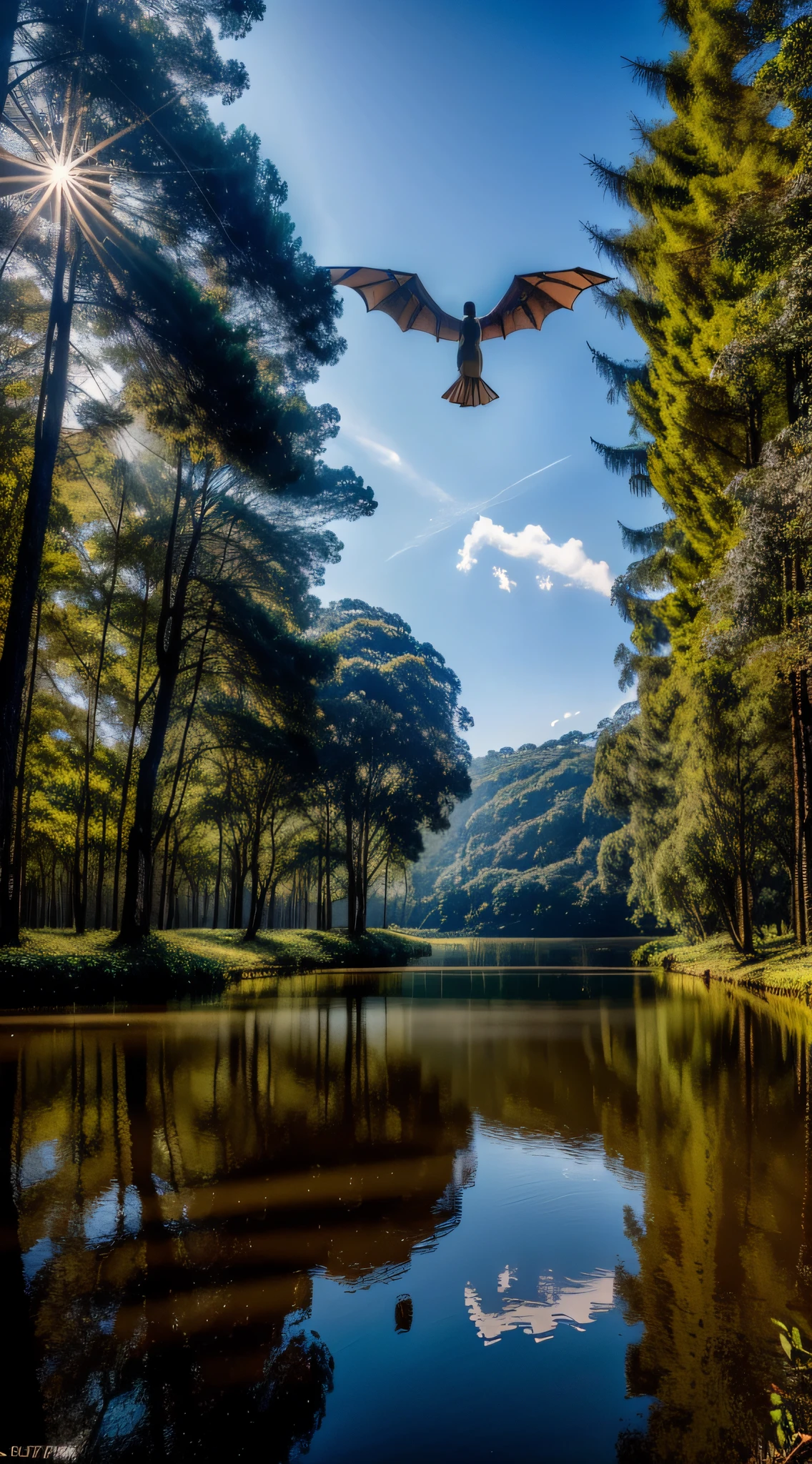 ((fotografia realista)) anjo Uriel preprarada para batalha nos portoes celestial ((fotografia de corpo inteiro))