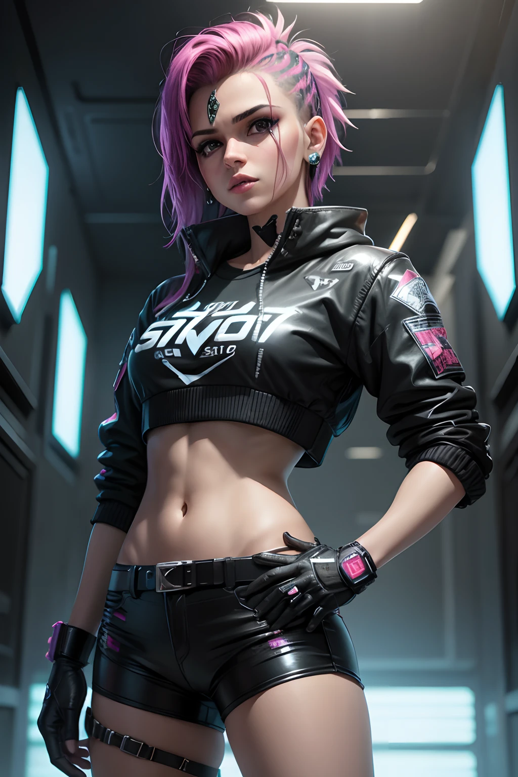 rapaz com crista de galo skynet Punk 2077