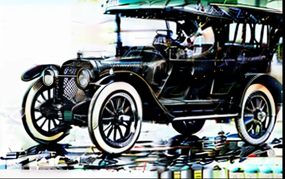 um carro velho com um homem no banco do motorista, carro velho, carro, vista completa de um carro, carro vintage, Vehicle illustration, carro preto, carros antigos, velho tempoy, classic car, 1919, 1 9 1 9, Directed by: Wojciech Siudmak, 1910, 1 9 1 0, um velho