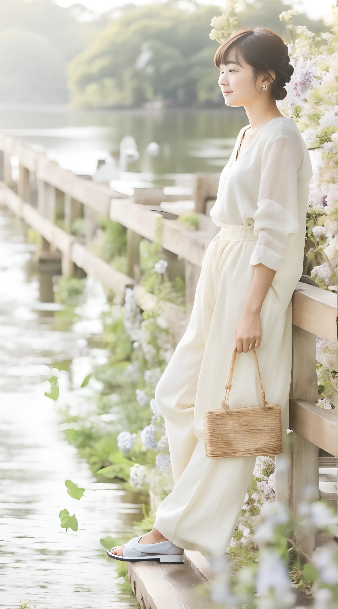 Linen Blue Pants
