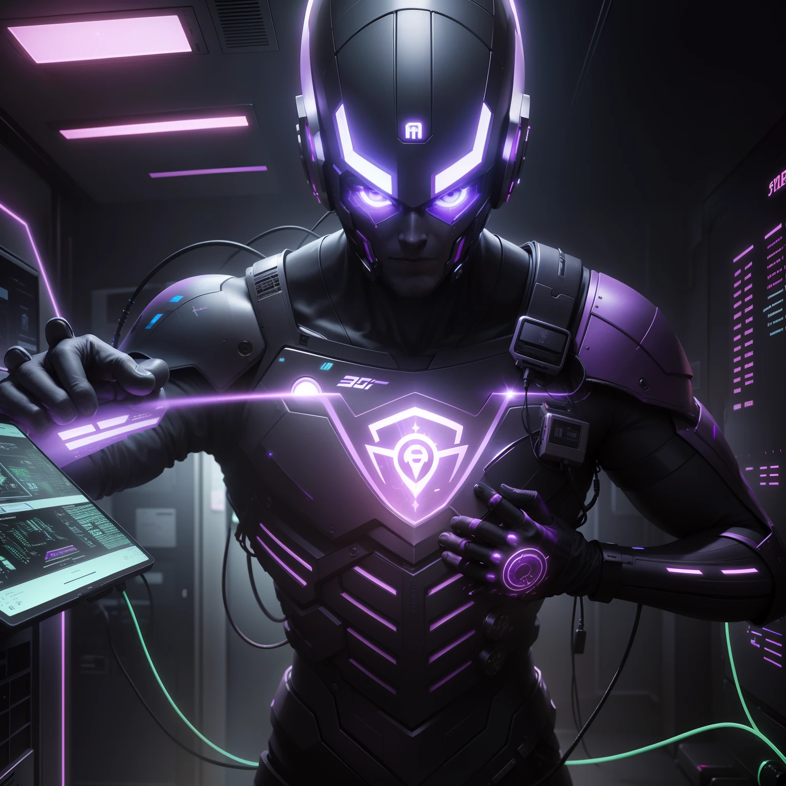 Servidor de internet Full node, Cybernate,roxo, avestruz ,asas,large operation system