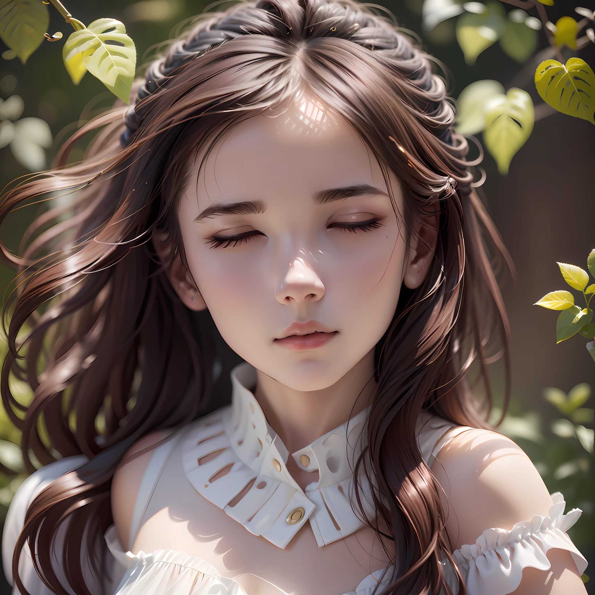 closed eyes