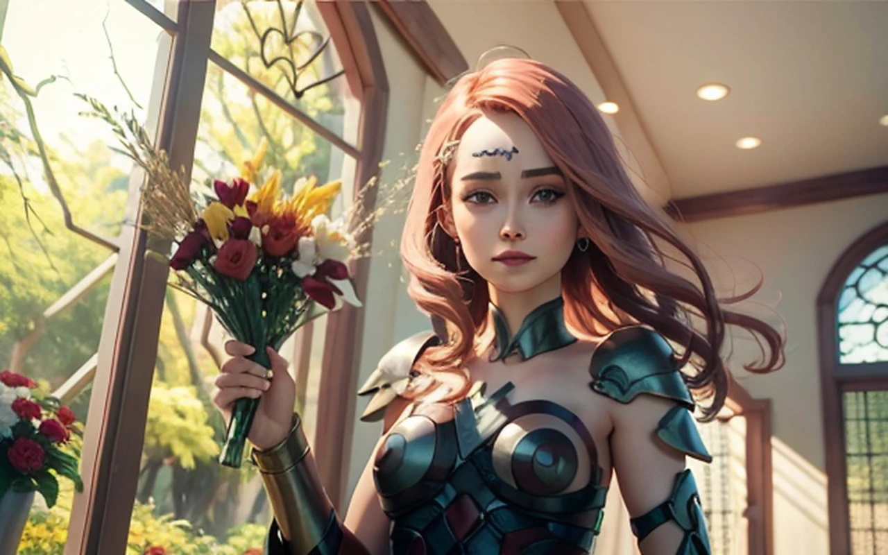 melhor qualidade, obra-prima, highres, (corpo requintado: 1.5), rosto lindo, (pele leitosa: 1.3), detalhes intrincados, alta resolução, papel de parede, 1menina, solo, vestido, ornamento de cabelo, (((vestido dourado e vermelho))), flores, cabelo longo, cabelo castanho, boca fechada, joias, mangas longas, hand up, mangas largas, um rosto mais detalhado,, olhos grandes, cabelo flutuante, roupas chinesas, hanfu, bordado, saia longa, pose natural, petals falling, interior, fanning, lanterna, 16K, HDR, highres, campo de profundidade, (grain of film: 1.1), boken, hora dourada, (lens flare), vinheta, rainbowart, (color classification: 1.5)