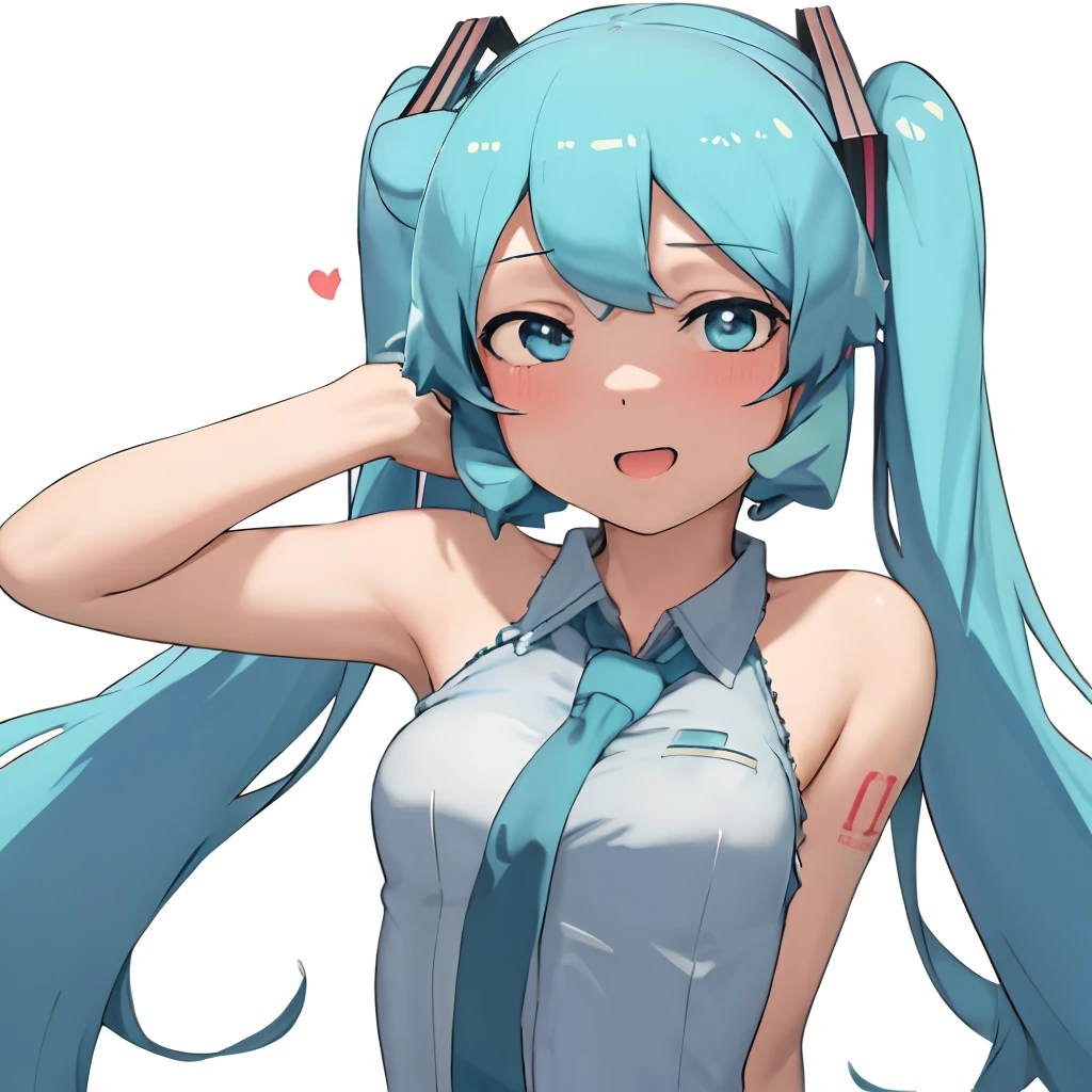 masterpiece, best_quality, 1girl, solo, abmayo, hatsune miku,