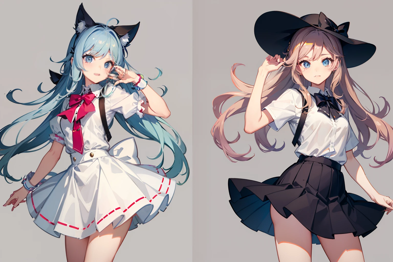 barbara、Twin-tailed、Hats、skirt by the