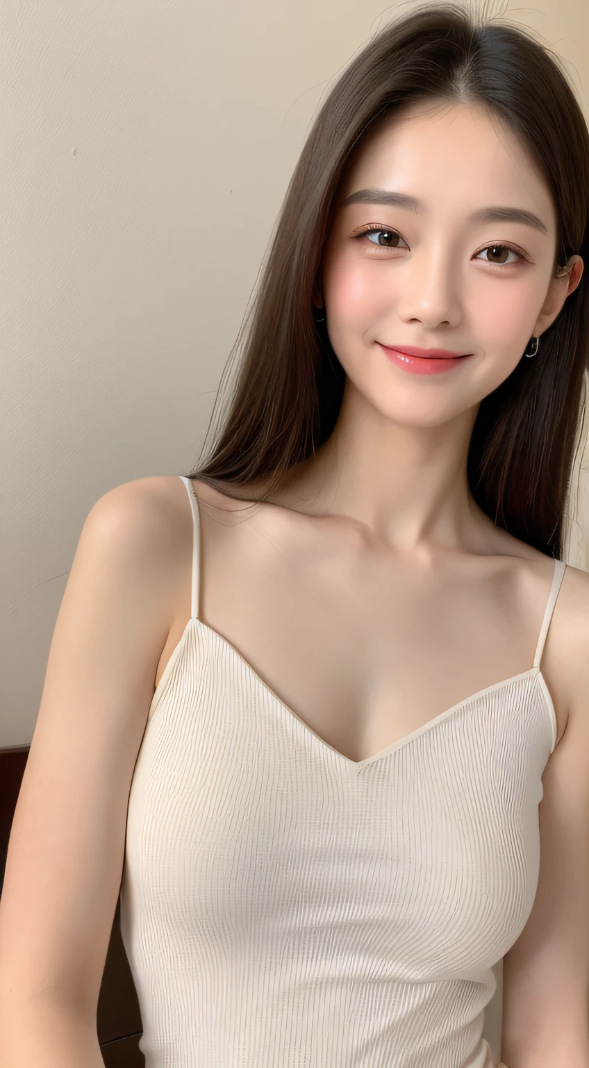 ((Best Quality, 8K, Masterpiece: 1.3)), 1girl, Slim Abs Beauty: 1.3, (Hairstyle Casual, Big Breasts: 1.2), Dress: 1.1, Super Fine Face, Delicate Eyes, Double Eyelids, Smile, Home