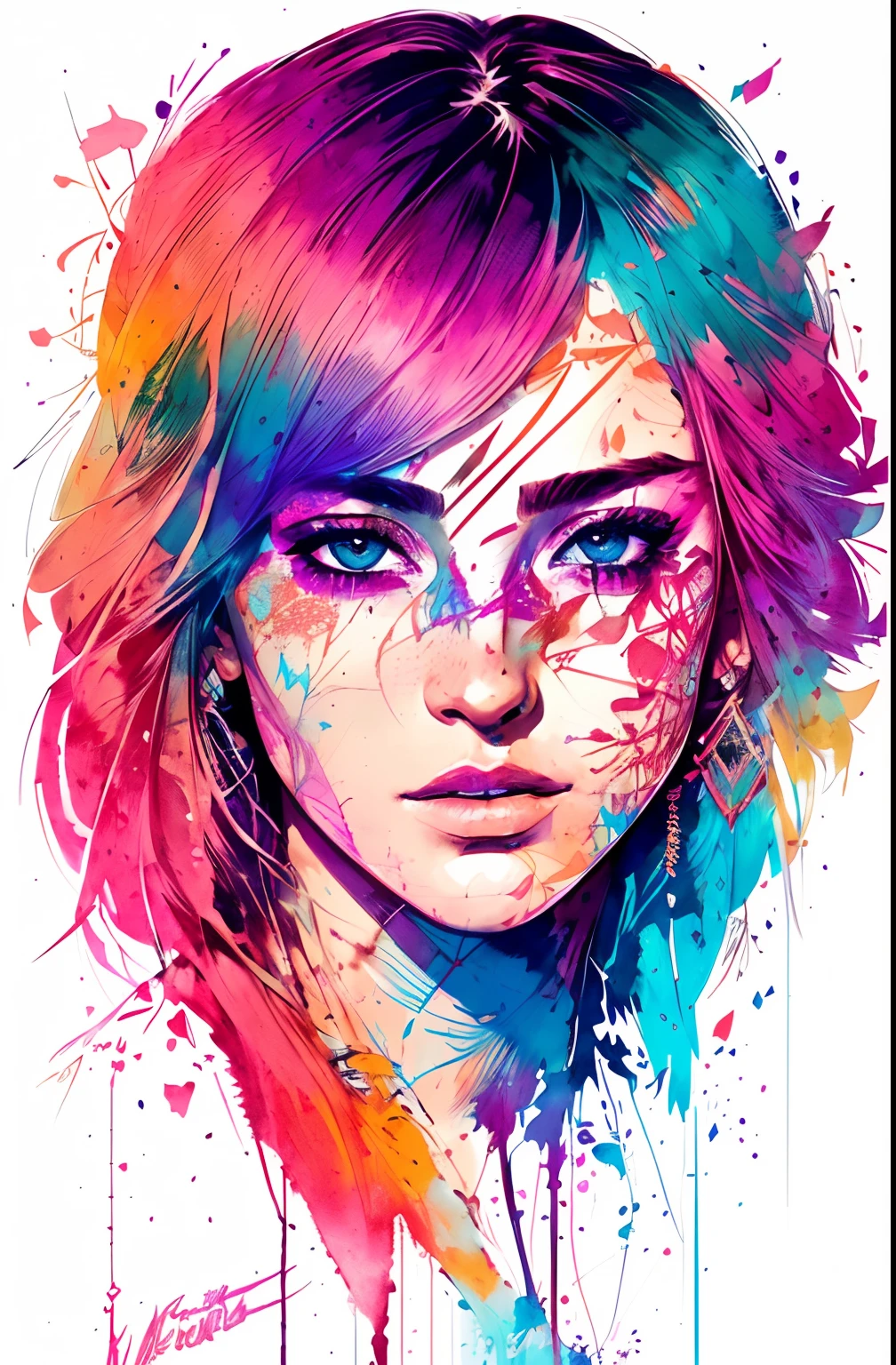 strong warrior princess, centered, key visual, intricate, highly detailed, breathtaking beauty, precise lineart, vibrant, comprehensive cinematic, Carne Griffiths, Conrad Roset, (the most beautiful portrait in the world:1.5)
