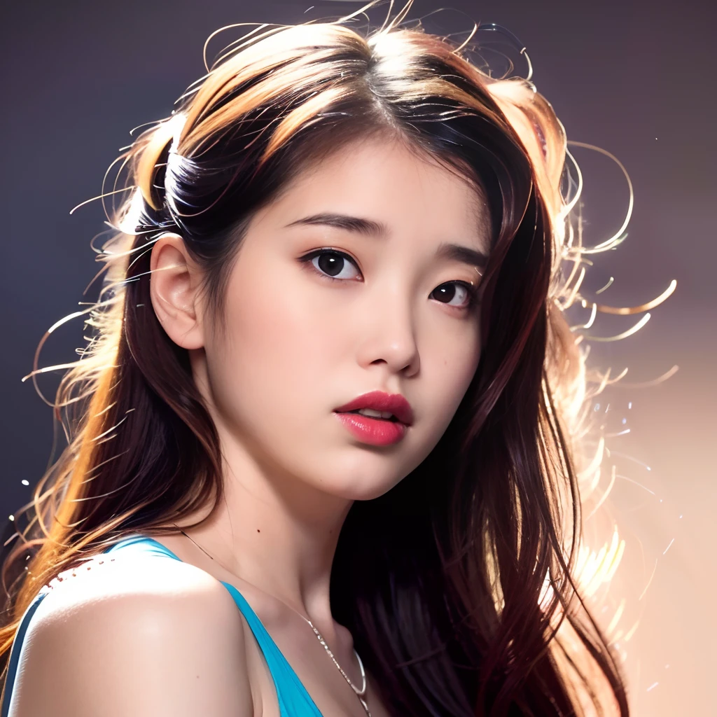 best quality, ultra high res, (photorealistic:1.4),1girl,iu,arms behind back, colorful, clear sharp focus, soft lights, Intricate details, nude, spread legs, full body,