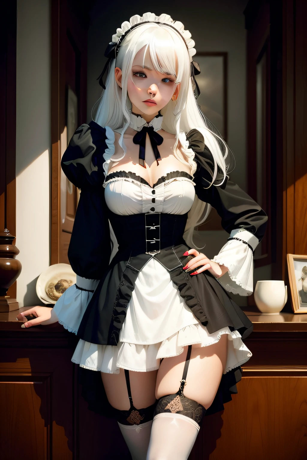 White hair,Sister,Lolita prostitute