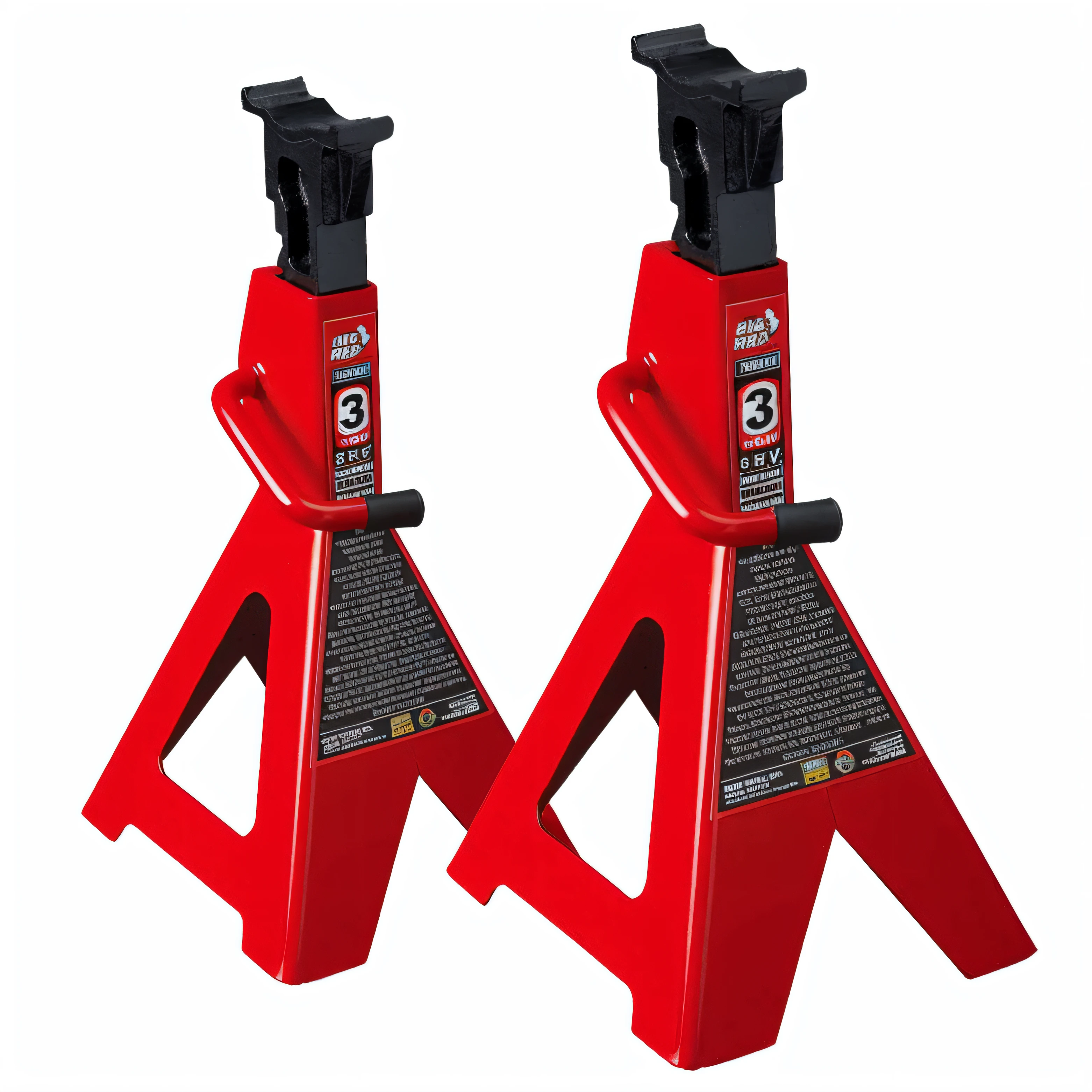 A pair of red jacks standing with black feet on white background, Red Jewel, HSL, taur, maxar, detailed product photo, Product photo, alps, high quality product photo, high quality product image”, Supergianthugebreasts, version 3, Very intense, jack, N-9, N- 9, n - 9, n -9, zido, SBT