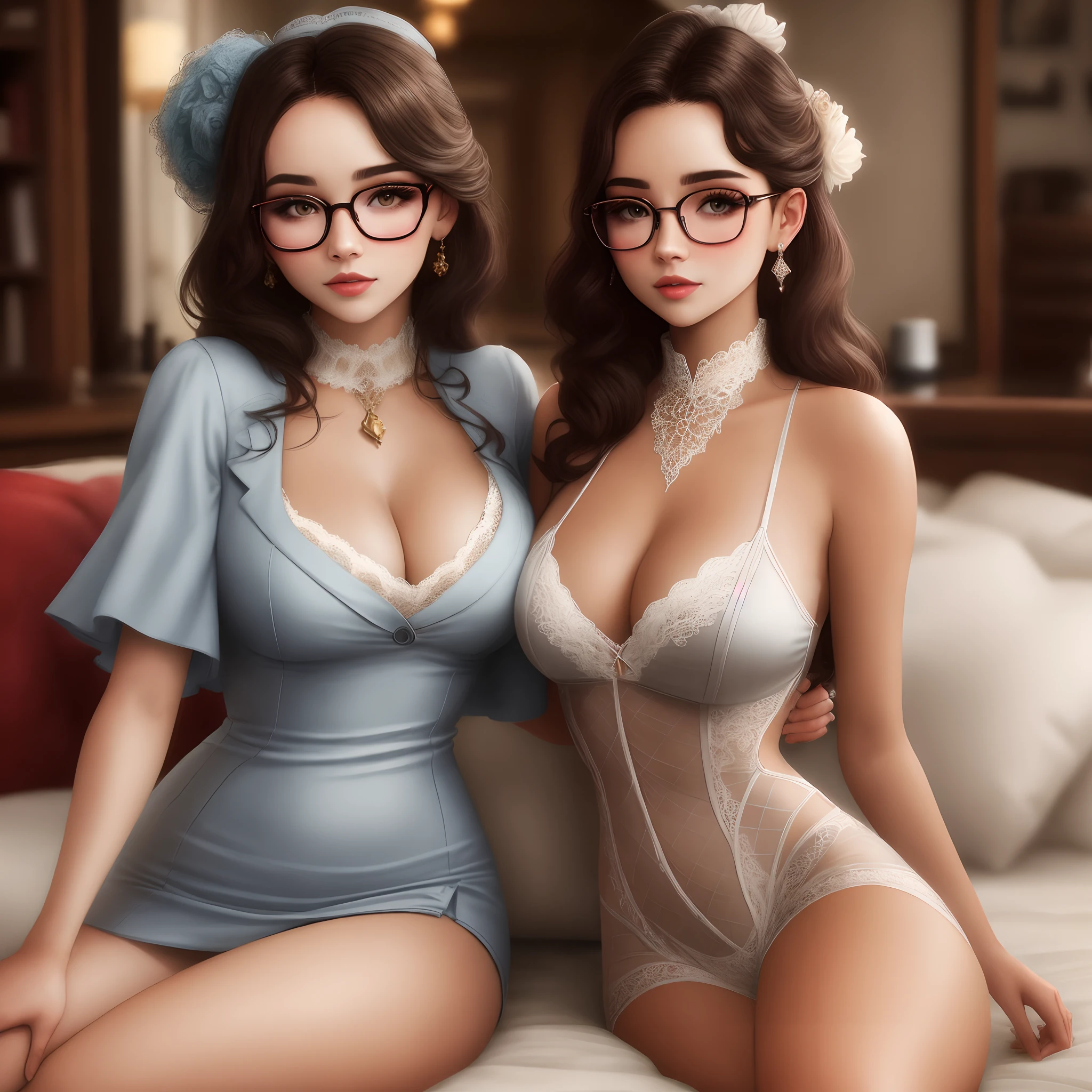 Period beauty glasses sexy