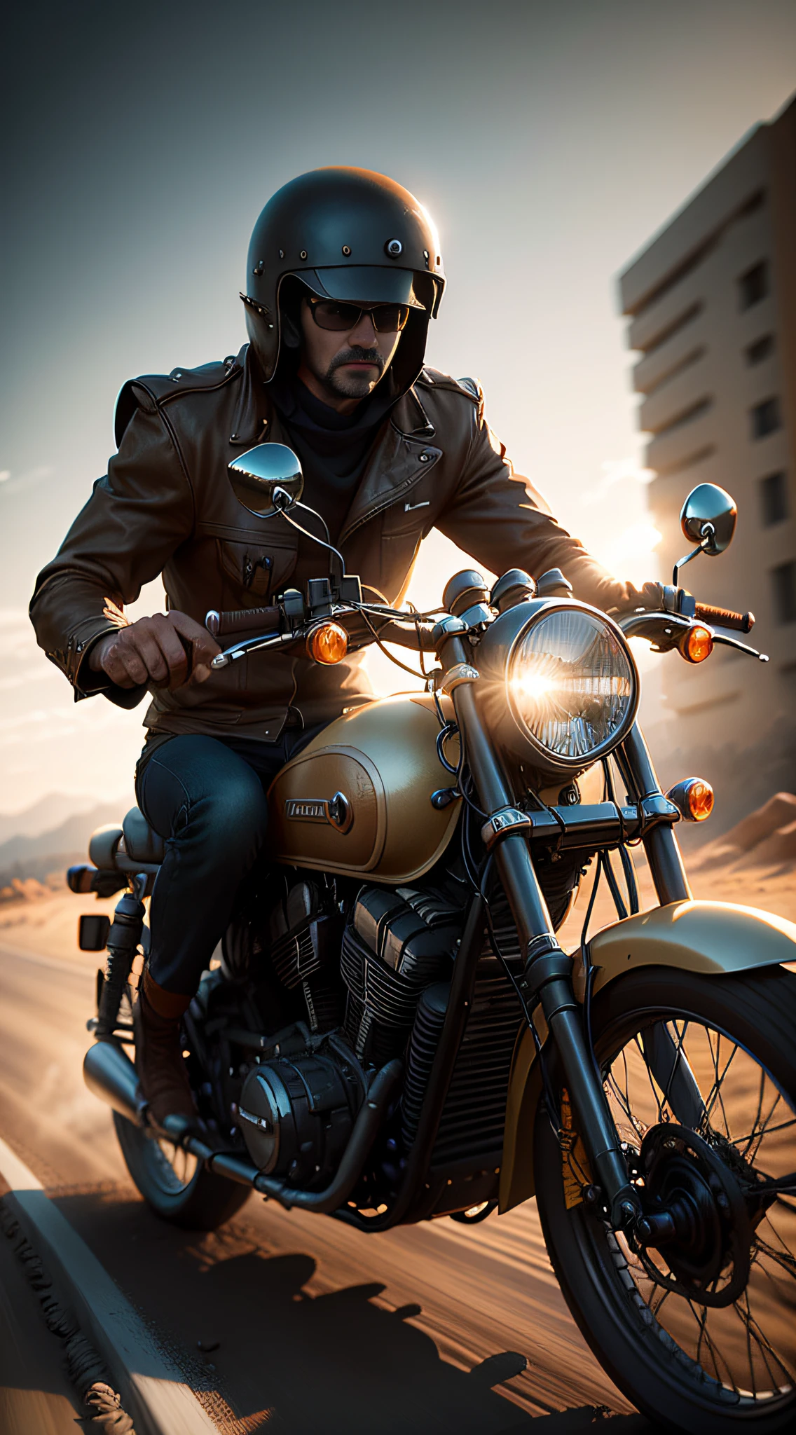 retroMoto a car driving on dirt, (High detail RAW Photo), (masterpiece, photorealistic, heavy shadow, dramatic and cinematic lighting, key light, fill light), sharp focus, film grain, grainy, cinematic, cinematic bloom, depth of field, blurry background