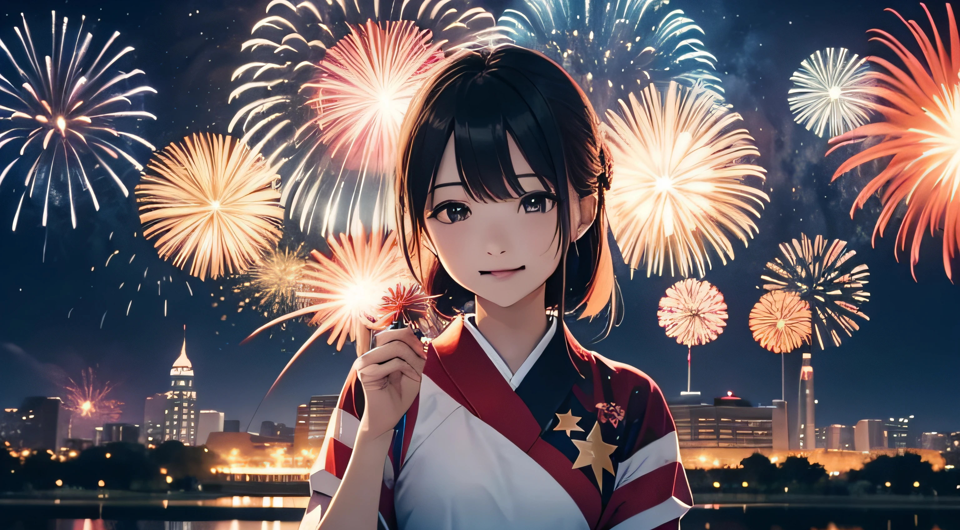 Omagari fireworks、jpn、Wide Star Mine、skyrocket、masterpiece、top-quality、超A high resolution、Beautiful、Beautiful fece