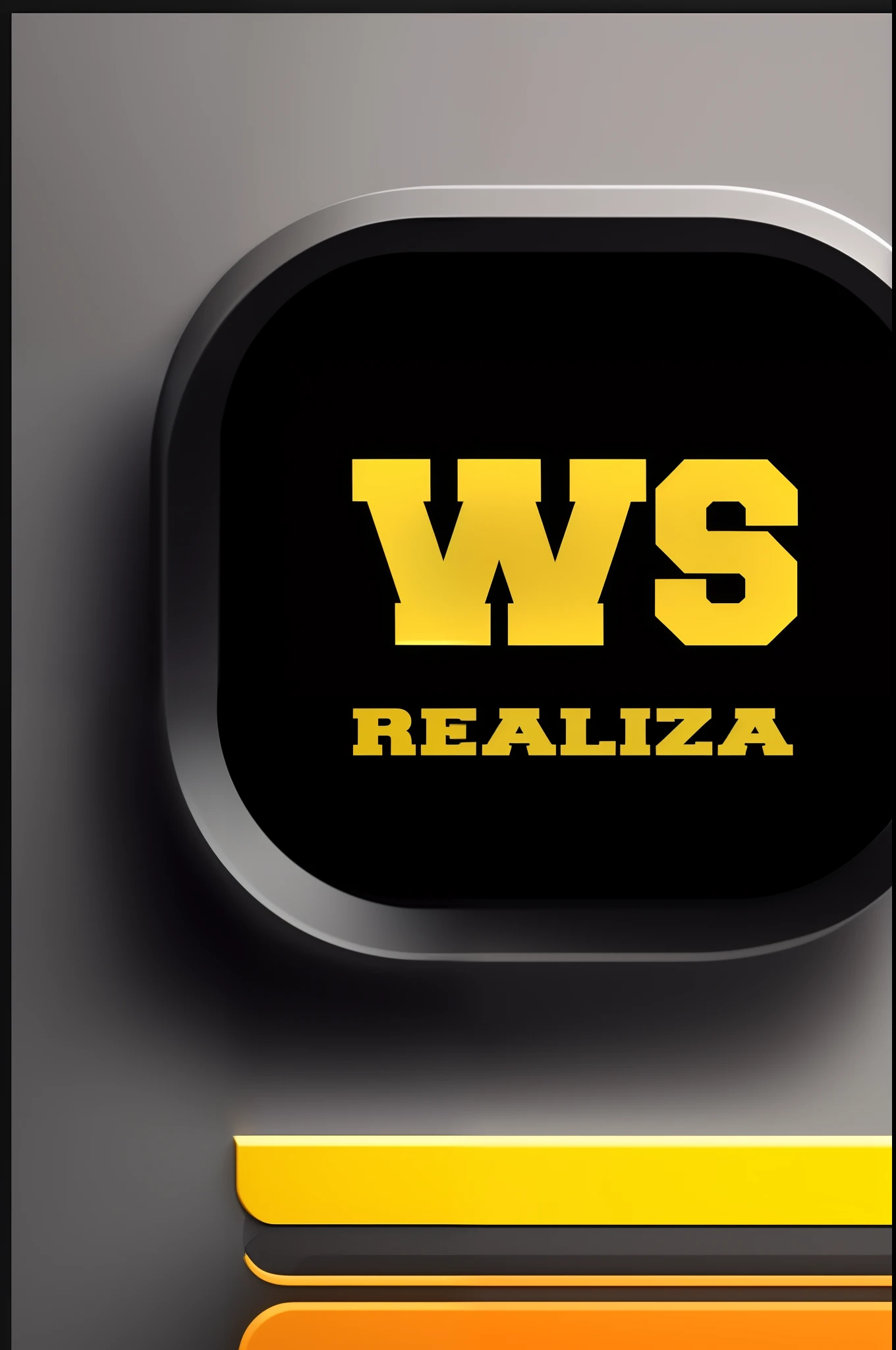 a closeup of a button with a yellow and black logo, armado, Eu percebo, realista, Foto realista, arma realista, estilo realista, estilo realismo, realismo artstyle, ultra realistic, ( ultra realistic ), realmente realista, estilo de pintura wlop, Realistic!!, Foto realista, very realistic, Ultra _ Realistic, realista estilo 3d, Ultra realismo