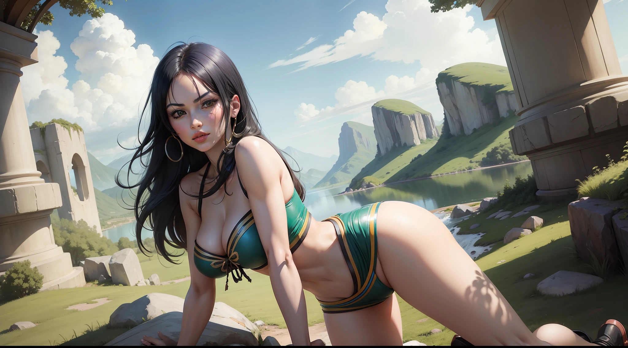 masterpiece Nico Robin landscape