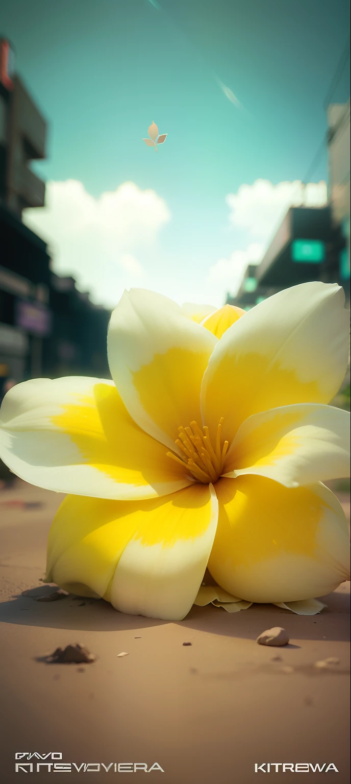 Best flower , change background cyberpunk