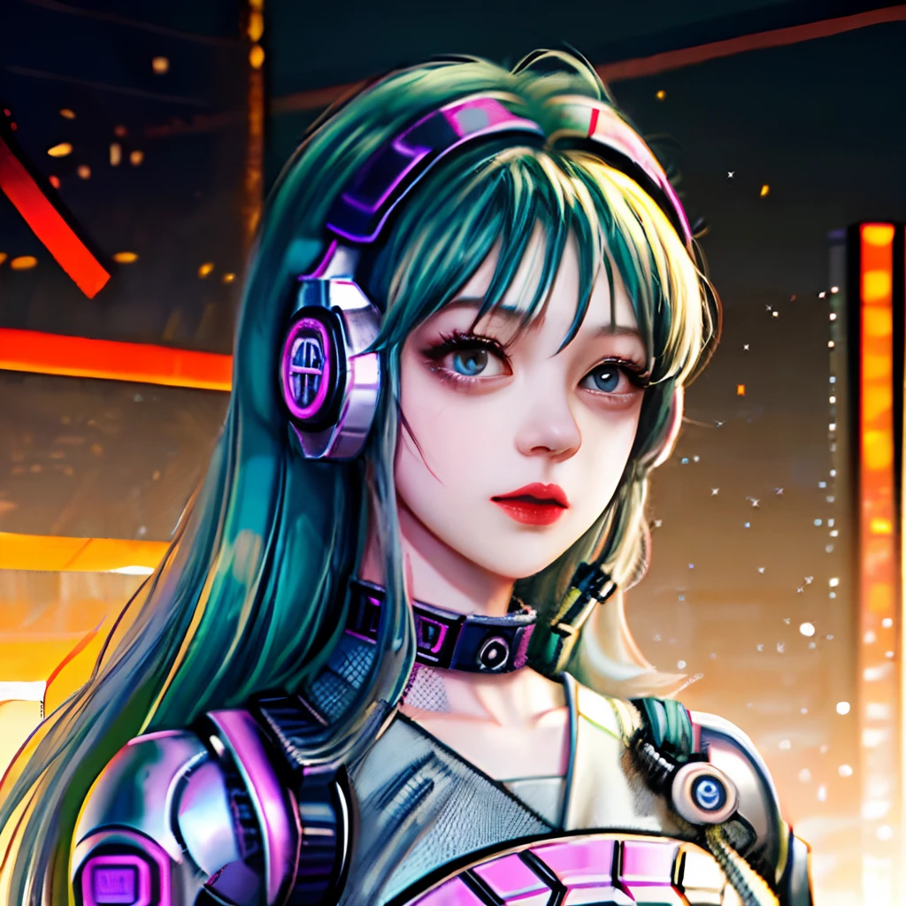 Hinata Hinata，cyber punk perssonage，best qualtiy，tmasterpiece，D-cups，