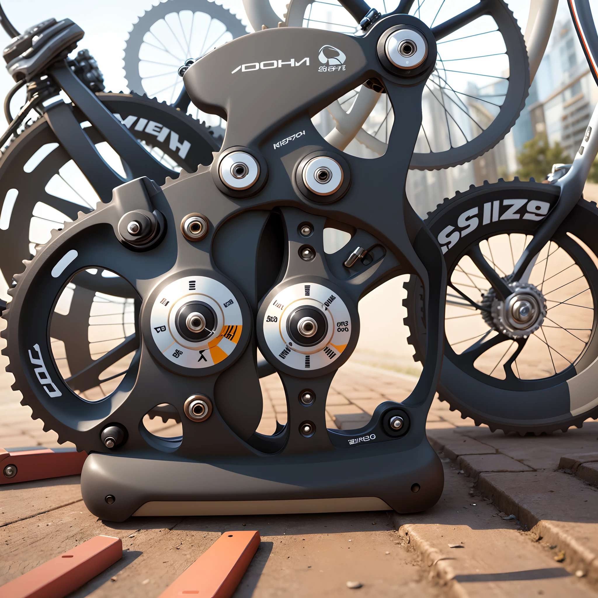 Size nine pedal high-tech