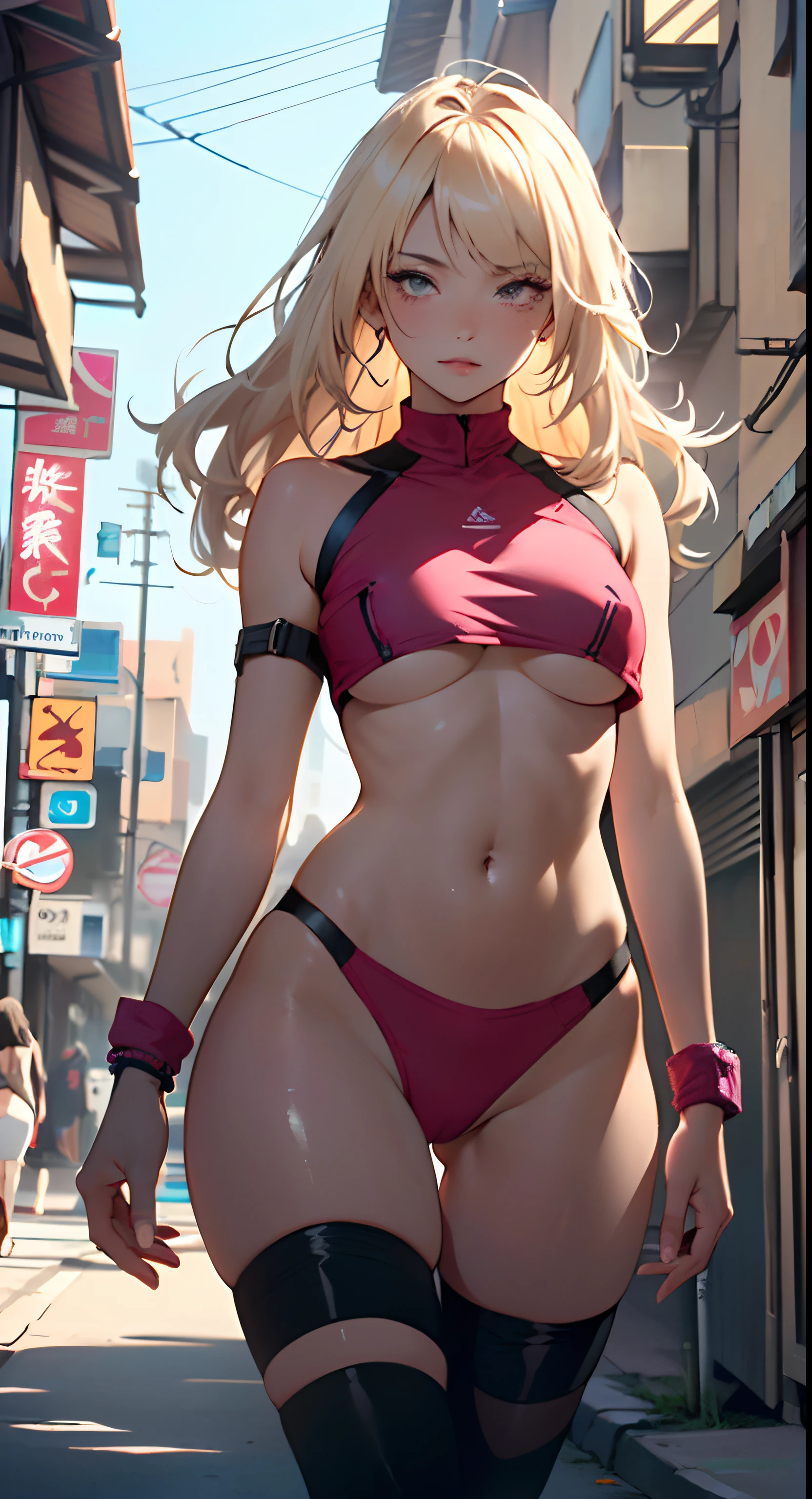 sport girls,((((2girls, 2 girls)))),((((two girls,multiple girls:1.3)))),((anime girls twins with extremely cute and beautiful blonde hair walking seductively down the street)),((((twins)))),
((((Two twins girls)))),2 sporty twins girls,((((two anime twins with extremely cute and beautiful blonde hair walking seductively down the street)))),
(large breasts:1.4),saggy breasts,(((very light blonde hair:1.35,straight hair,long hair:1.4,colored inner hair,ear breathing))),((heterochromia,eye1 blue,eye2 green,perfect eyes,upturned eyes:1.3,beautiful detailed eyes,finely detailed beautiful eyes:1,big highlight on eyes:1.2)),((fat)),(((lustrous skin:1.5,bright skin: 1.5,skin tanned,shiny skin,very shiny skin,shiny body,plastic glitter skin,exaggerated shiny skin))),(spider lower abdomen,narrow waist,wide hip,athletic body,inflated legs,delicate detailed fingers,detailed body,detailed arms,human hands,(detailed face)),
cute,slutty,seductive,erotic,(((nsfw))),
zettai ryouiki,revealing clothing,show skin,((((underboob)))),((sport tiny bra magenta,sport thong,visible thong straps)),(wearing a sport outfit:1.3,sport clothes,semi-naked,with little clothing,),(detailed outfit,detailed clothes),
(dynamic pose:1.0),embarrassed,centered,scale to fit dimensions,Rule of thirds,
outdoors,((night view)),(cyberpunk night street Background: 1.5,dark sky,alleyway,lonely alley,thick clouds,detailed background:1.25),
(best quality),(high resolution),(sharp focus),(ultra detailed),(extremely detailed),(extremely high quality artwork),8k_wallpaper,(extremely detailed CG 8k),(very fine 8K CG),((hyper super ultra detailed perfect piece)),flawless,(((masterpiece))),illustration,vibrant colors,(intricate),High contrast,Selective lighting,Double exposure,HDR (High Dynamic Range),Post-processing,Background blur,