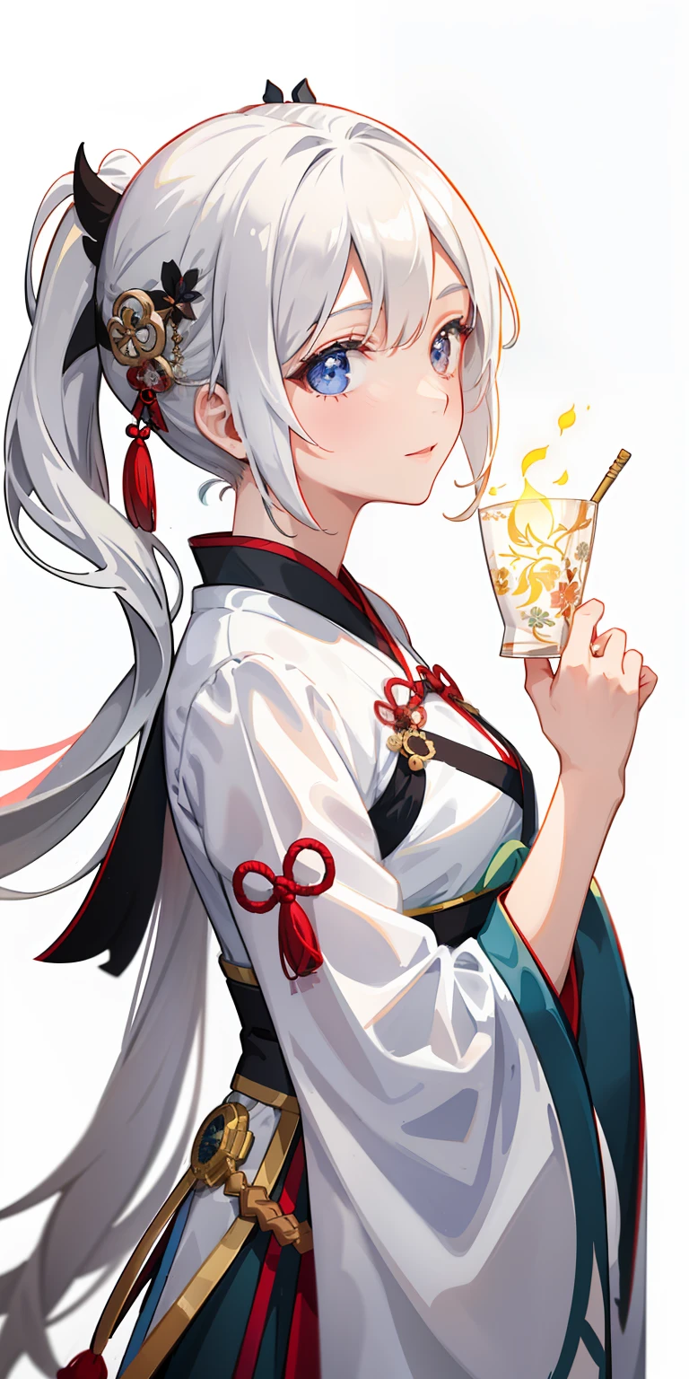 1girl, (hanfu), glowing, sidelighting, wallpaper,