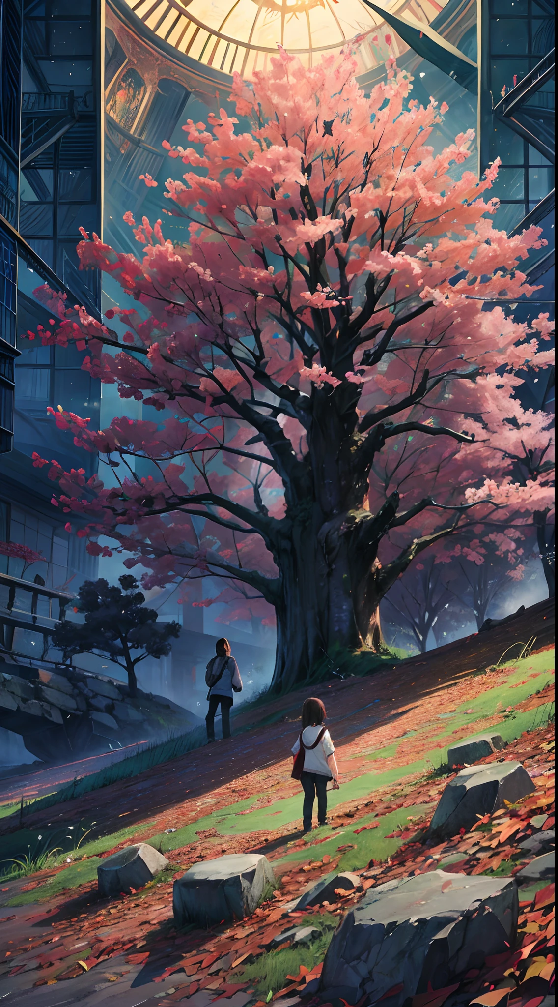 a Zombie in a Oz: A land of enchantment, where anything is possible, Detailed, In-depth, Imperceptible detail, in the style of Kengo Kuma, HD-DVD