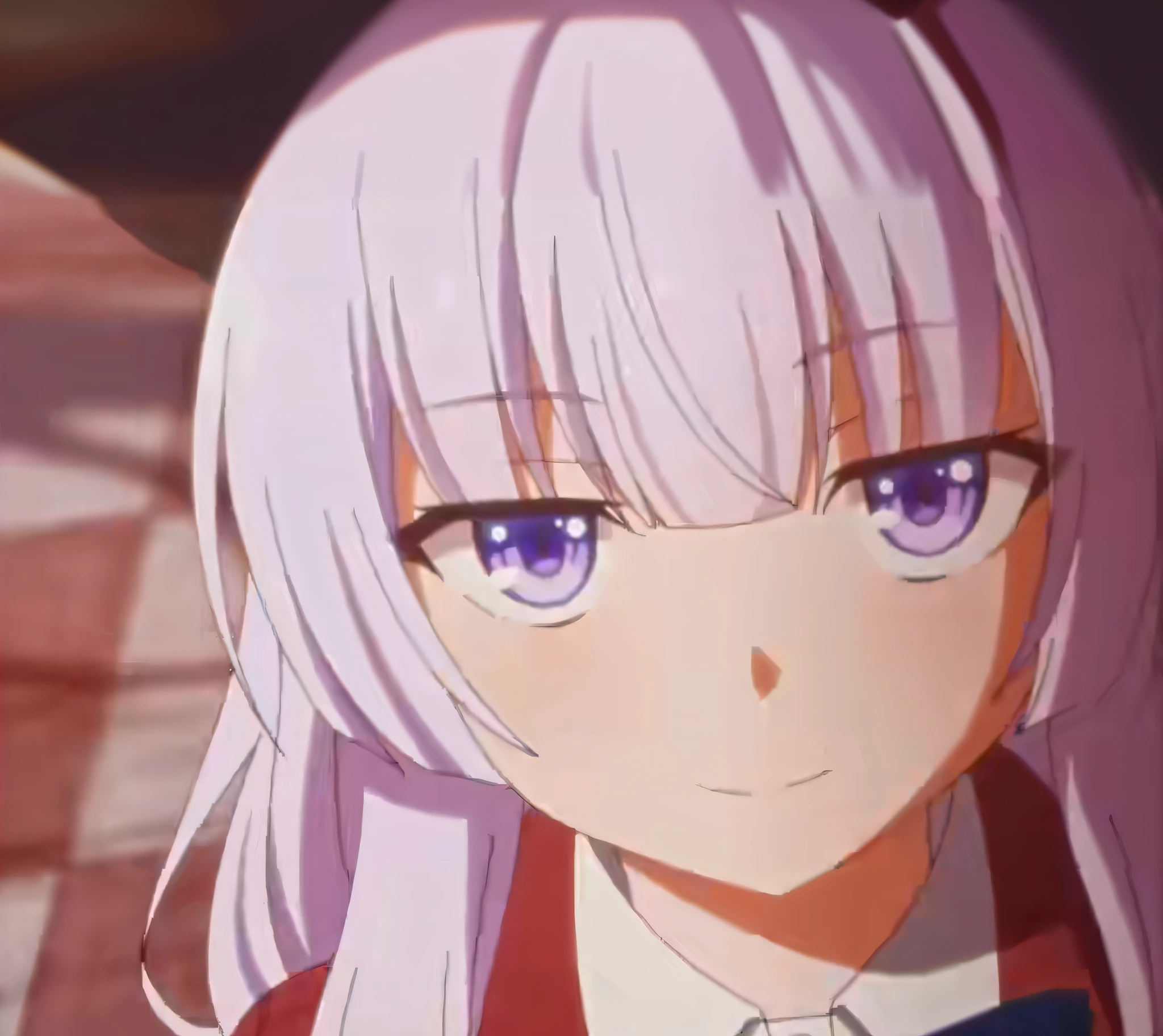 Anime girl with long white hair and blue eyes in a hat, anime style like fate/stay night, close up of a young anime girl, anime moe art style, anime visual of a cute girl, screenshot from the anime film, ilya kuvshinov face, fate grand order, shikamimi, screenshot from guro anime, Today's featured anime stills,Sakayanagi Arisu