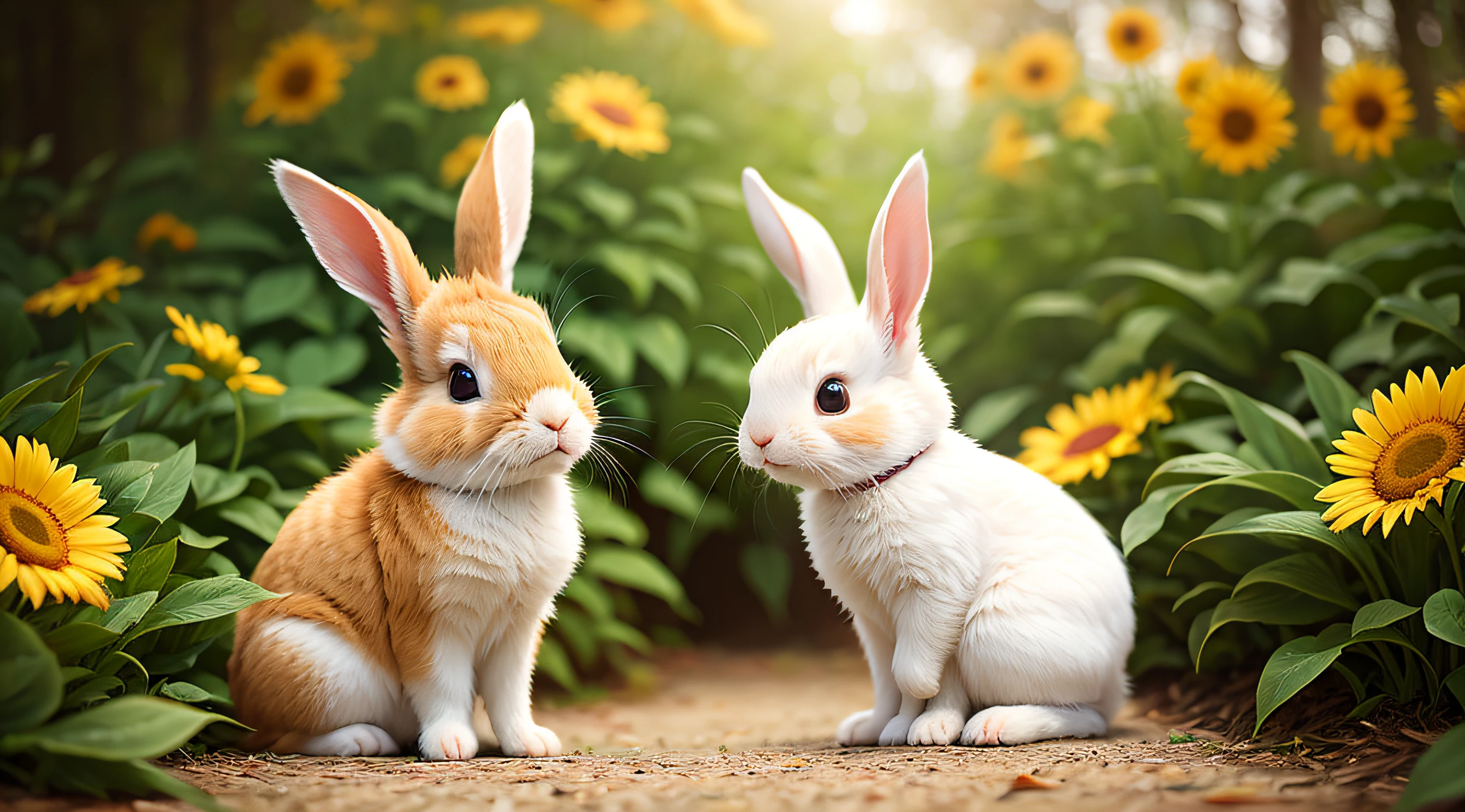 adorable rabbit,rays of sunshine,parks