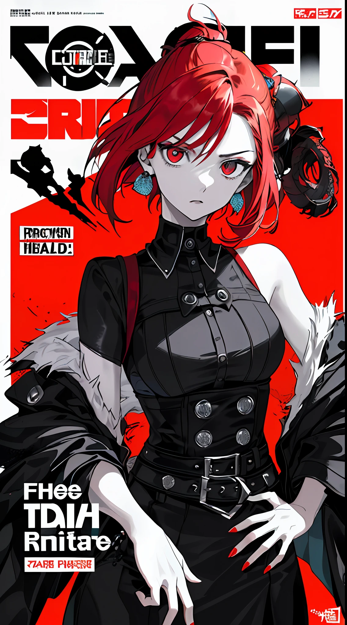 ((((dramatic))), (((gritty))), (((intense))) film poster featuring a young woman as the central character. She stands confidently in the center of the poster, wearing a stylish and edgy outfit, with a determined expression on her face. The background is dark and gritty, with a sense of danger and intensity. The text is bold and attention-grabbing, with a catchy tagline that adds to the overall feeling of drama and excitement. The color palette is mainly dark with splashes of vibrant colors, giving the poster a dynamic and visually striking appearance,tachi-e
(magazine:1.3), (cover-style:1.3), fashionable, woman, vibrant, outfit, posing, front, colorful, dynamic, background, elements, confident, expression, holding, statement, accessory, majestic, coiled, around, touch, scene, text, cover, bold, attention-grabbing, title, stylish, font, catchy, headline, larger, striking, modern, trendy, focus, fashion,