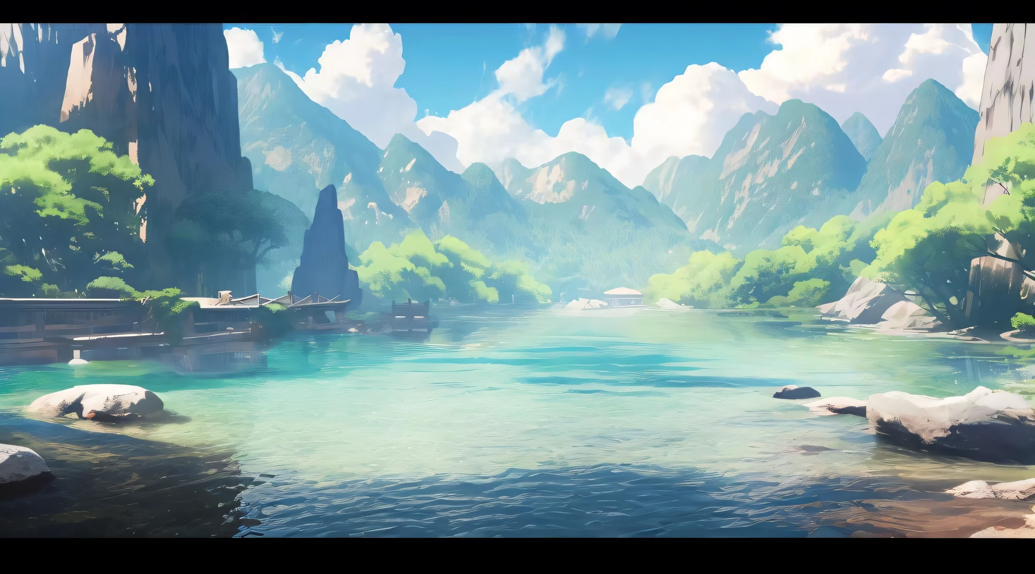 Secluded water