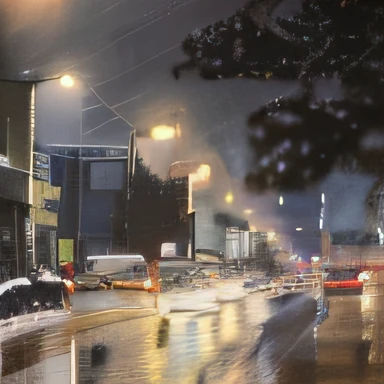 Alafis drives through city streets at night in the rain, snowfall at night, late night raining, busy wet street at night, is night,rained, strong rain night, Rain at night, rainy night city street, rainy evening, It snows in the city,It snowed a lot, snowy night, rainy streets in the background, city at night in the rain