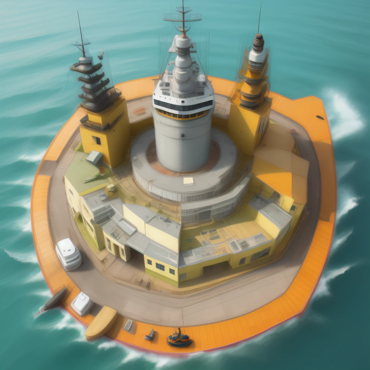 masterpiece,best quality,toon,building,simple design,nintendo style,vehicle,japanese store,on the sea
Navy and Mustard, Technician,