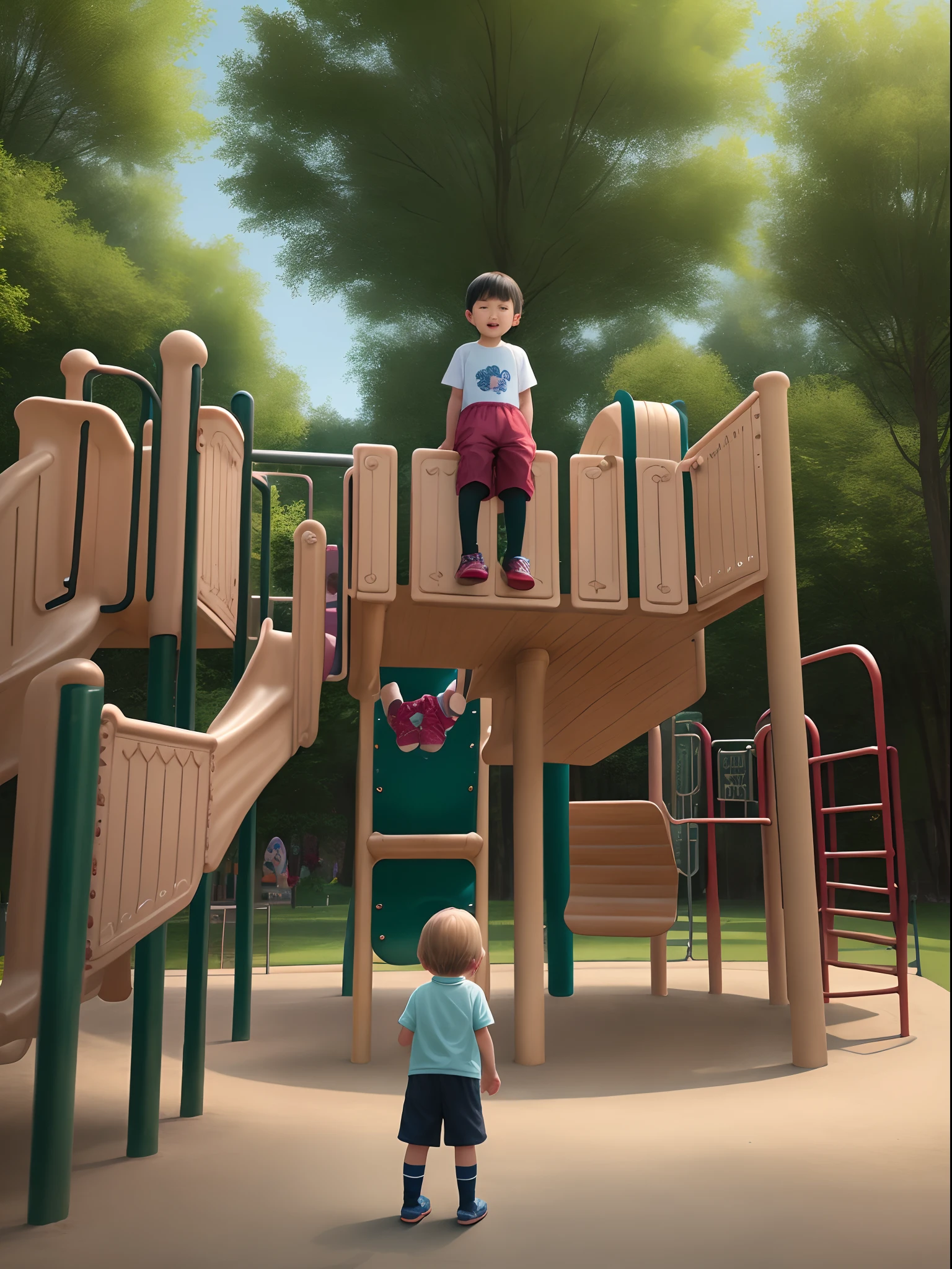 child，playground
