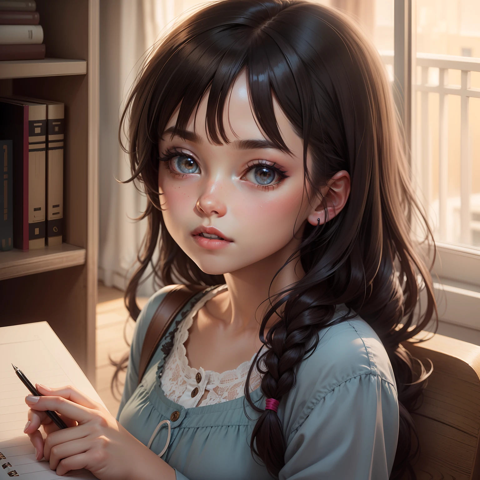 Girl sketch real