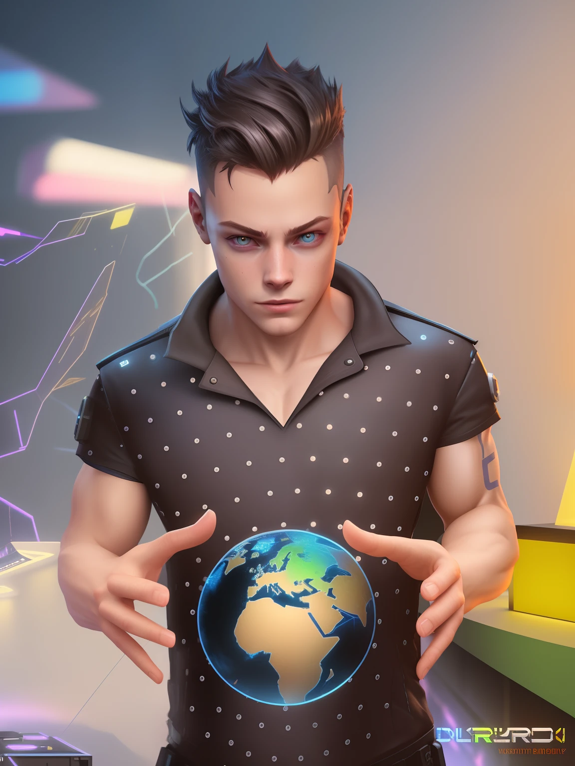 cyberpunk,smartboy,lighting realistic background,8k,v4