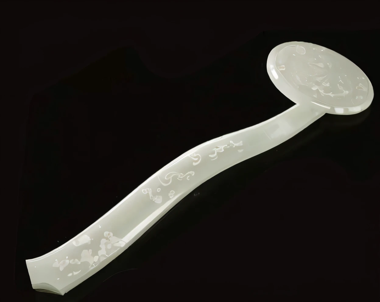 White jade ruyi