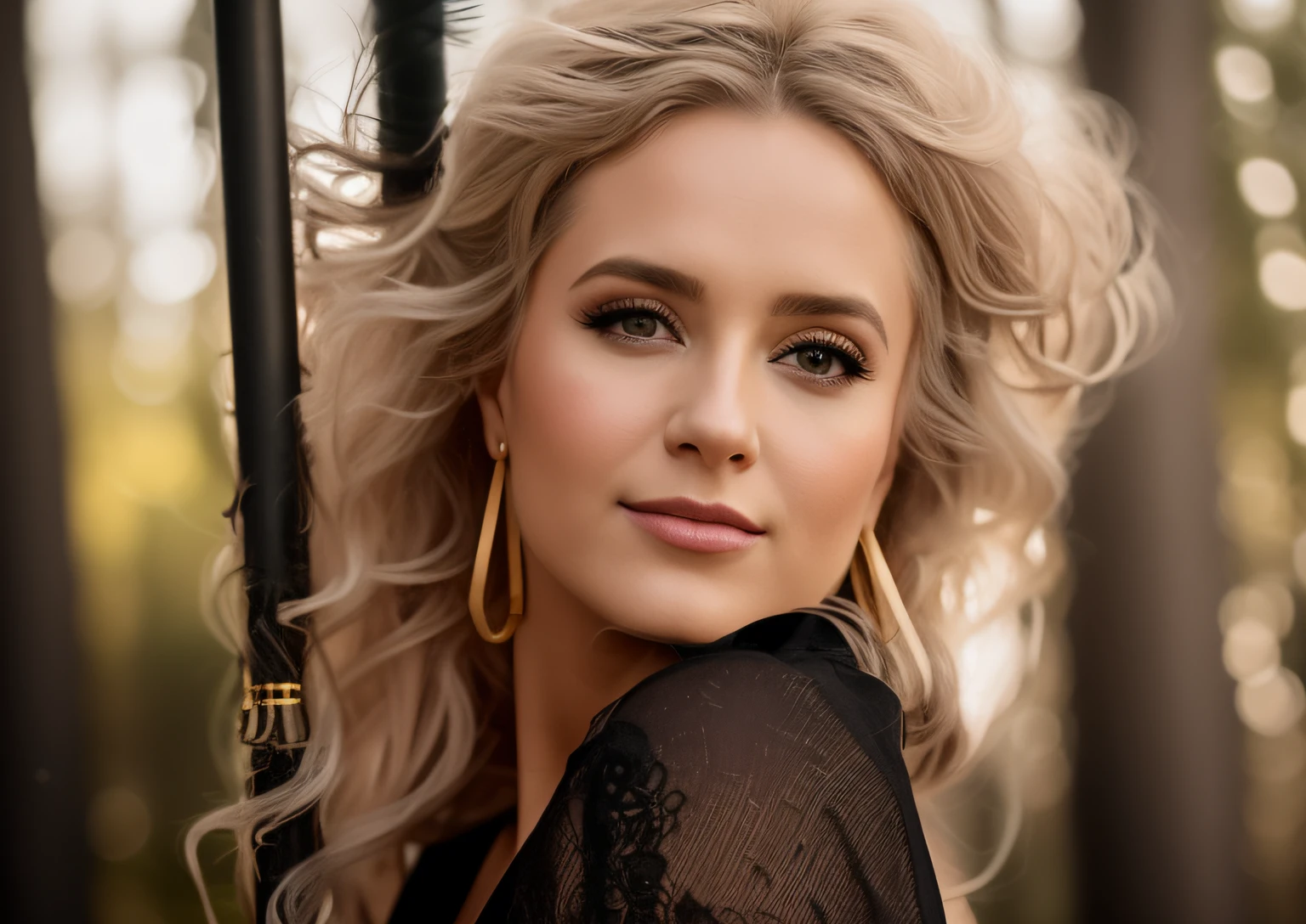 mulher arrogante com longos cabelos loiros e brincos posando para uma foto, inspired by lotz karoly, Daniela Uhlig, Alexandra Waliszewska, Yelena Belova, Directed by: Orshi Drozdik, Olga Buzova, Directed by: lotz karoly, inspirado em Ulrika Pasch, Directed by: Márta Lacza