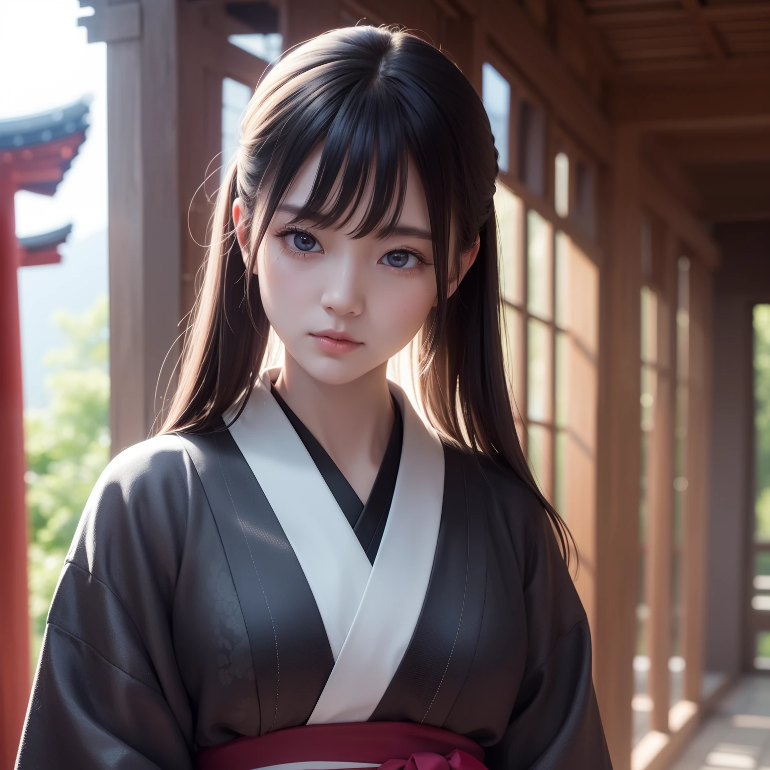 ((top-quality))、((masterpiece))、(ighly detailed:1.3)、nffsw(HighDynamicRange)、Ray traching、NVIDIA RTX、Hyper-Resolution、Unreal 5、Sub-surface scattering、PBR Textures、post processed、Anisotropy Filtering、depth of fields、Maximum sharpness and sharpness、 multi-layer texture、Albedo and specular mapping、Surface Shading、Accurate simulation of light-material interactions、Perfect Ratios、octane renderings、Duotone lighting、Low ISO、White Balance、thirds rule、Large aperture、8K、high efficiency sub-pixel、sub-pixel convolution、Luminescent particles、light scattering、Tindall Effect、ghosts、haunted、one beautiful women、Beautiful facial features、ghosts、Looking at the camera、beautidful eyes、Eyes are double、japanese temples、Ghost of the Japan、Grave、Moonlight at night、Mourning、Scenery with a Japanese atmosphere、White kimono、Human soul、vhorrified、