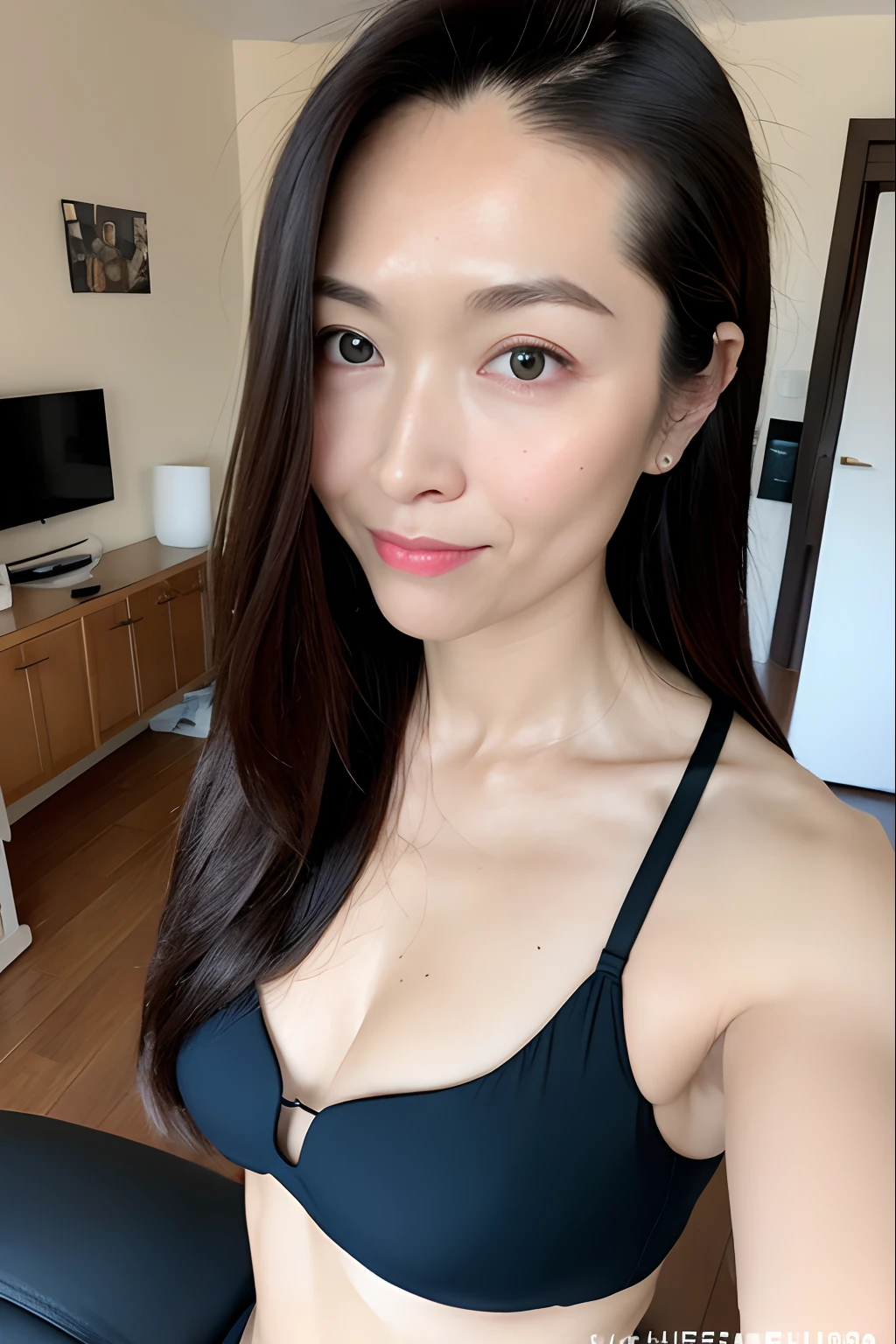 Ultra-realistic 8K,RAW photos,tmasterpiece:1.2,best qualtiy,超高分辨率,(fidelity:1.6),(fidelity,fidelity:1.6),1girl,focal,long whitr hair,(huge tit:1.6),Flesh-colored bikini, Chopping,