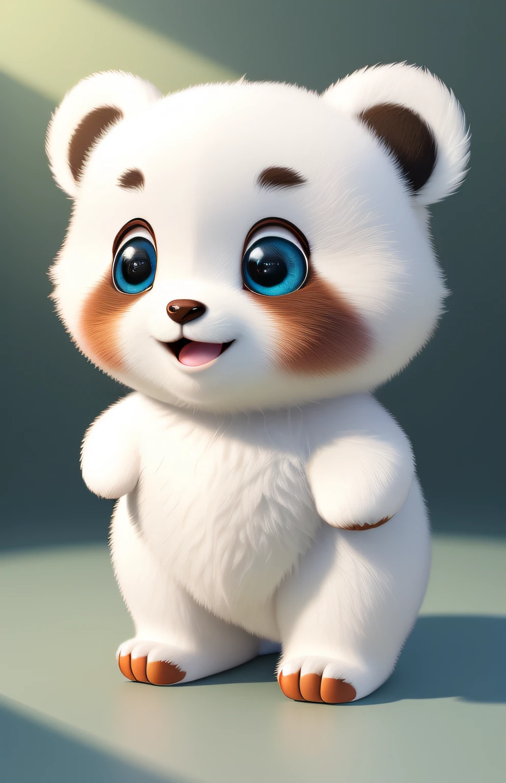 (masterpiece), (best quality), (ultra-detailed), (full body:1.2), Super cute, Baby, Pixar, Baby panda in pajamas, Big bright eyes, Fluffy, Smile, Delicate and fine, Fairy tales, Incredibly high detailed, Pixar style, Bright color palette, Natural light, Simple background with pure color, Octane render, Trending on Artstation, Gorgeous, Ultra wide angle, 8k, HD, Realistic
