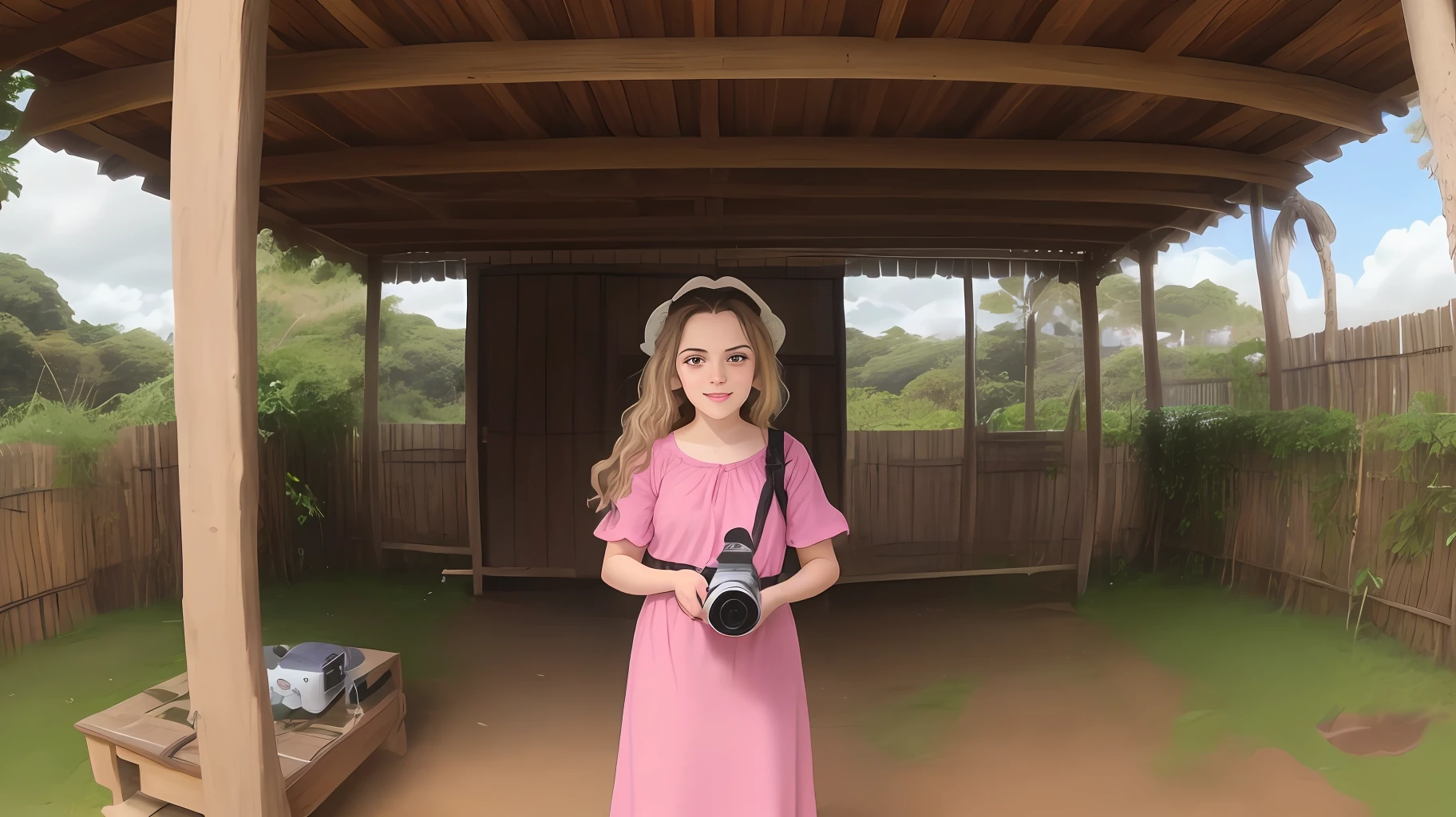 Menina esfregando a buceta na camera