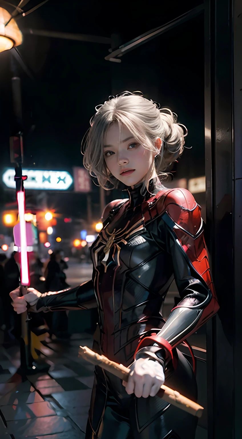 Pink lightsaber、Glowing lightsaber、