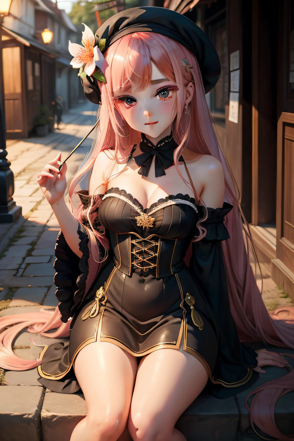Cthulhu,Royal sister,Cute,Peach blossom eyes,alleys