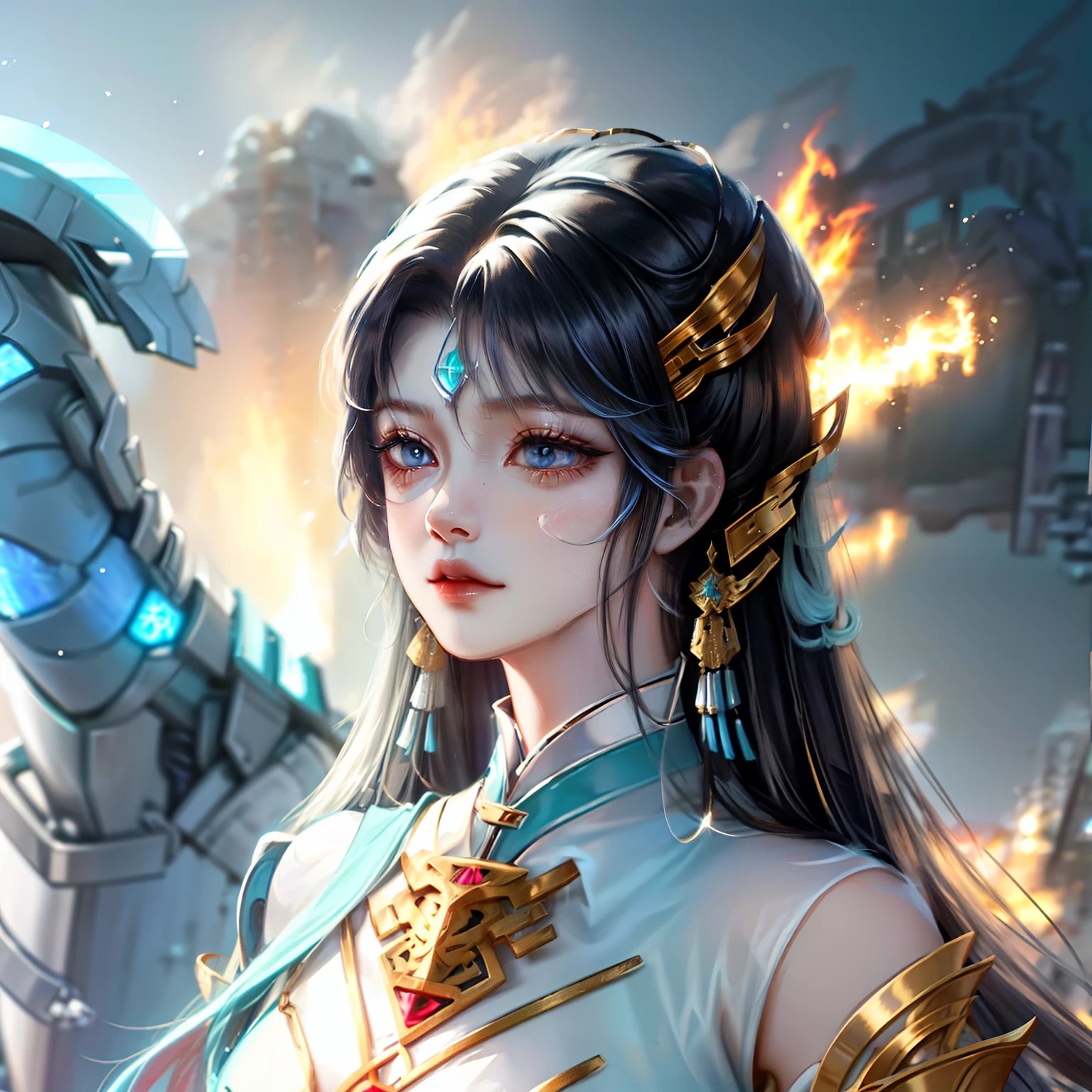 Nuwa mecha is a concept derived from Chinese mythology,It is closely related to the legend of Nuwa creating humans。According to legend,At the beginning of the birth of mankind,Nuwa uses her own body as material,Created a mysterious set of mechanical armor,This is the so-called Nuwa mecha。 Nuwa mecha is often depicted as ornate and sacred armor,Made of delicate metal or other supernatural materials。It possesses great strength and defense,It can protect humanity from the forces of evil。it is said,Nuwa mecha also has the power to create and heal,Wounded humans can be repaired and given new life。