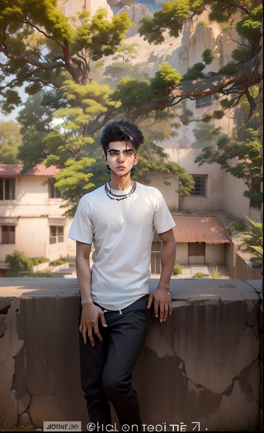 “Ek surreal landscape jahan woh boy apne sapne ko jeene ki raah par chal raha hai…” “Ek vibrant aur fashionable shirt jiske design aur rang us boy ke vyaktitva ko reflect karte hai…” “Ek confident pose aur ek trendy hair style jo us boy ki personality ko enhance karte hai…”