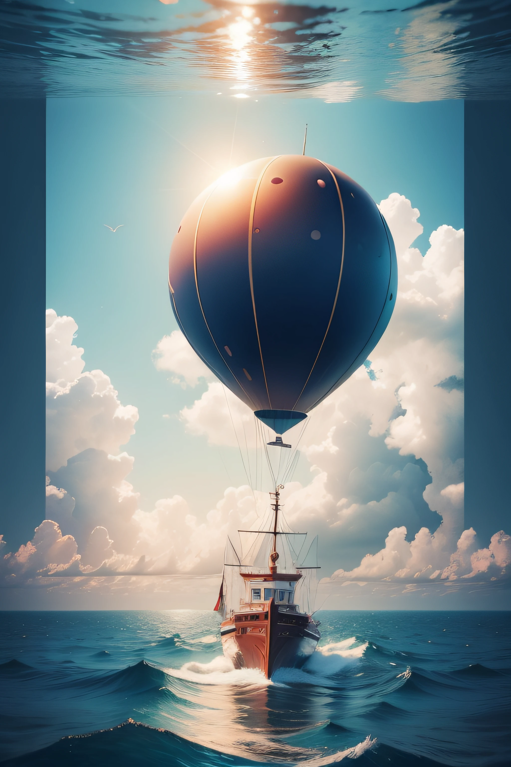 Big ?Floating on the sea