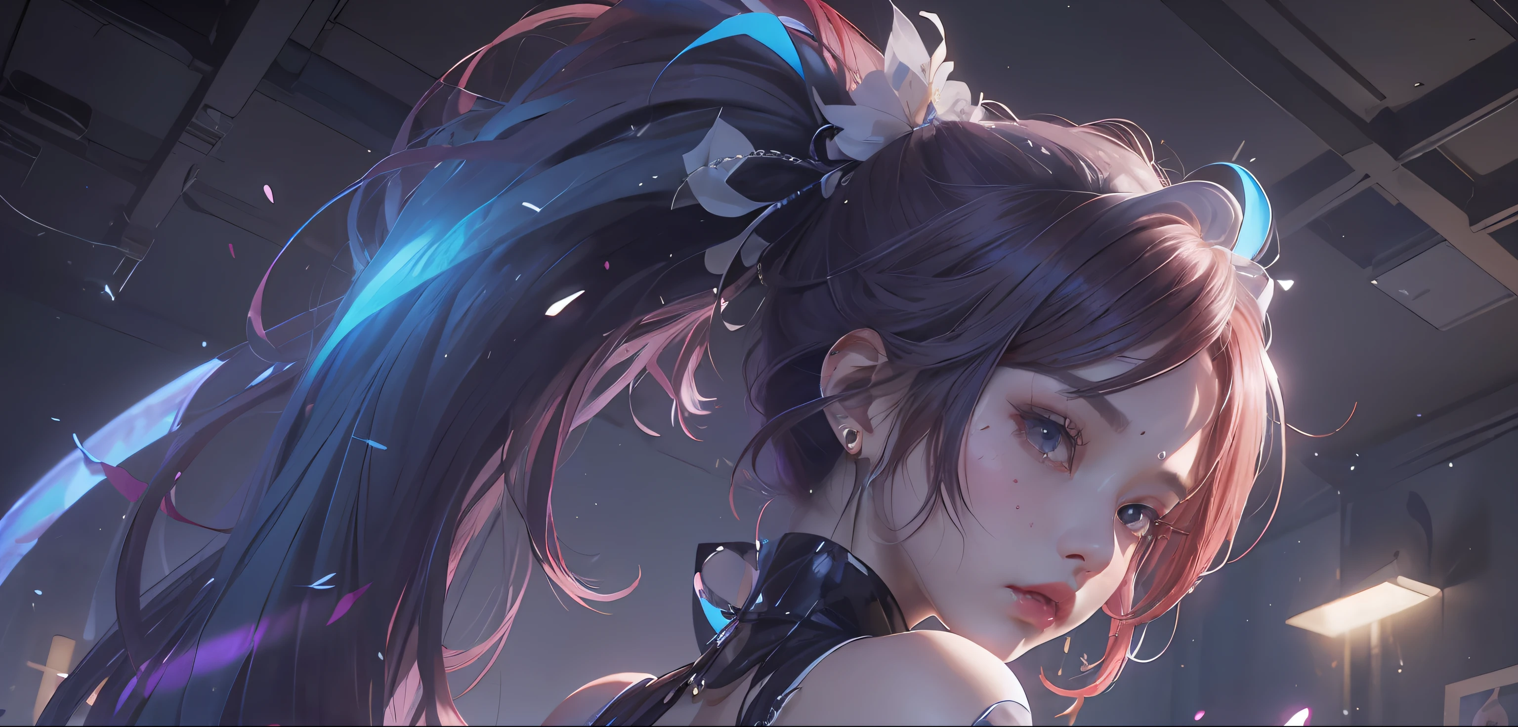 (Masutepiece: 1.3), (maximum resolution: 1.2), (Ultra HDTV: 1.2), cinematic lighting, 8K resolution, Eye and skin detail, detailed facial features, , ( Sharp focus: 1.2）, (Face focus: 1.2) , Perfect style, Beautiful, sharp face, Anatomically accurate, Highly detailed skin and face structure, Eye detail, Double eyelids, Thin eyebrows, Glitter eyeliner: 1 Natural cheeks, Glossy skin, White skin: 1.2, (Lip gloss: 1.4), 、 (Shy look: 1.2), Skin and face texture detail, Detailed eyes, Double eyelids, Natural cheeks, , Glossy lips: 1.4, Protruding cleavage、（Large sperm count in breast: 1.4） （Large sperm count in thighs: 1.2） 、 blushing、shy、impatience、frustration、fear of embarrassing glaresknees open、open legs、masturbation behavior、chest stroking、white lingerie、black bra、shiny small flower necklaces and ears Socks Long、Sweating Thighs、Transparent Underwear、 20 years old, Neat and Clean Woman、Red Hair、Colored Hair、Short Hair, Big Tits, Upturned, Floor Sitting, Bedroom、(Complete Maid Outfits) perfect: 1.5)、short white hair