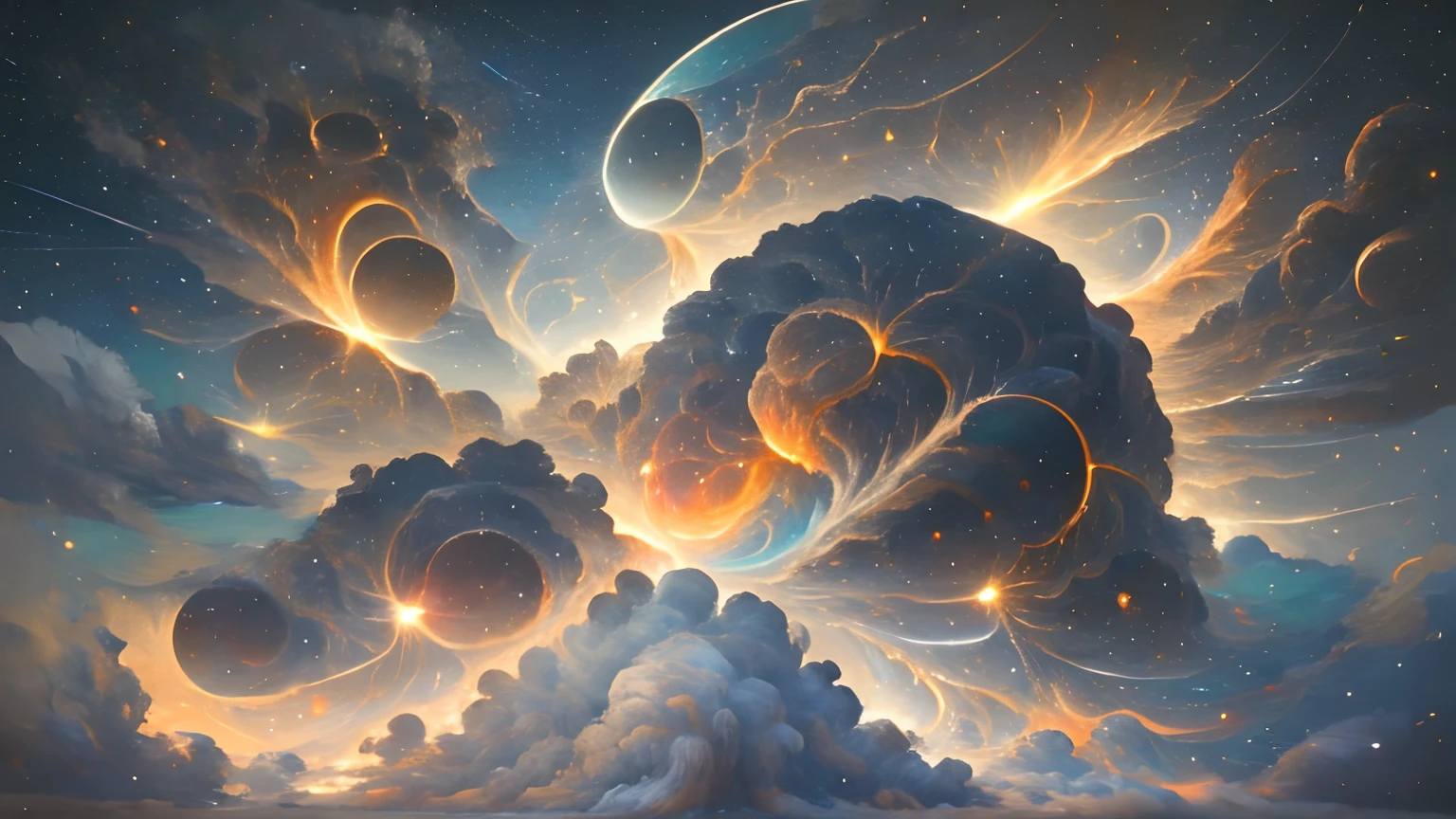 (zoomed out:1.1), (meteor shower:1.2), (comet:1.1), low angle, aroura borealis, shooting star, cloud, colorful, starry, stars, night, flower field, flower blossom, night sky, beautiful flowers, night theme, Surrealism, high detail, from below, from below, Hyperrealism, Impressionism, best quality, masterpiece, UHD, retina, award winning, 4K, anatomically correct, super detail