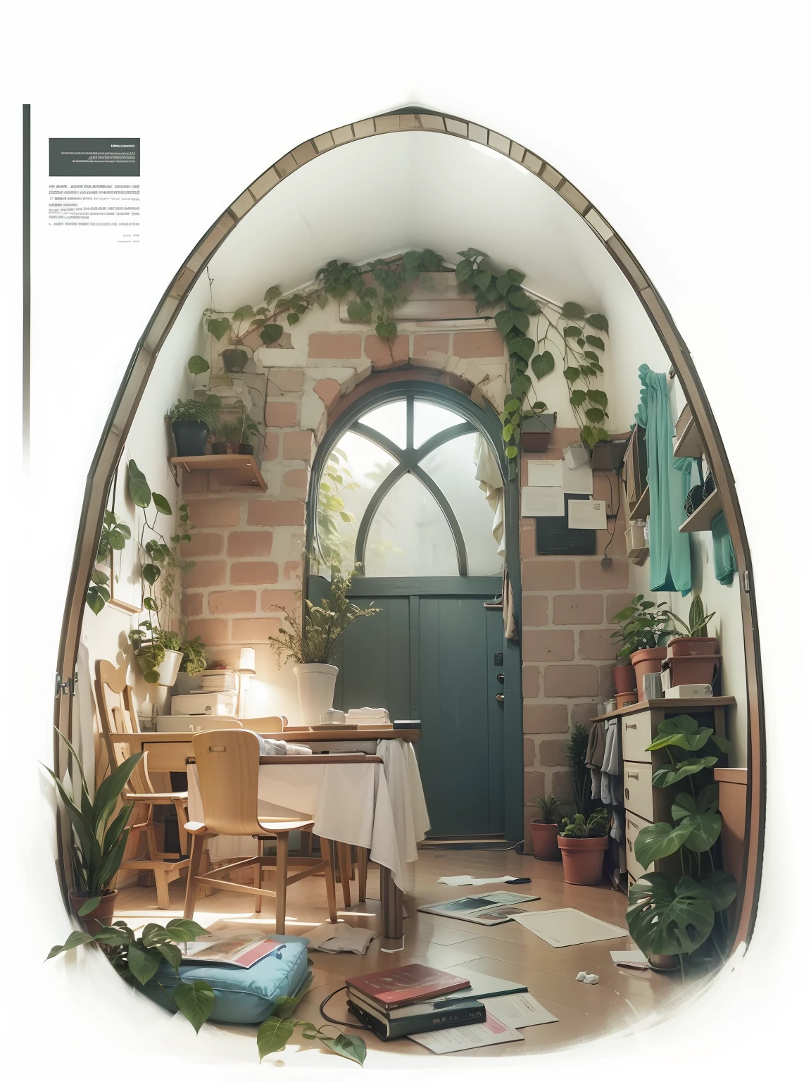 inside in room